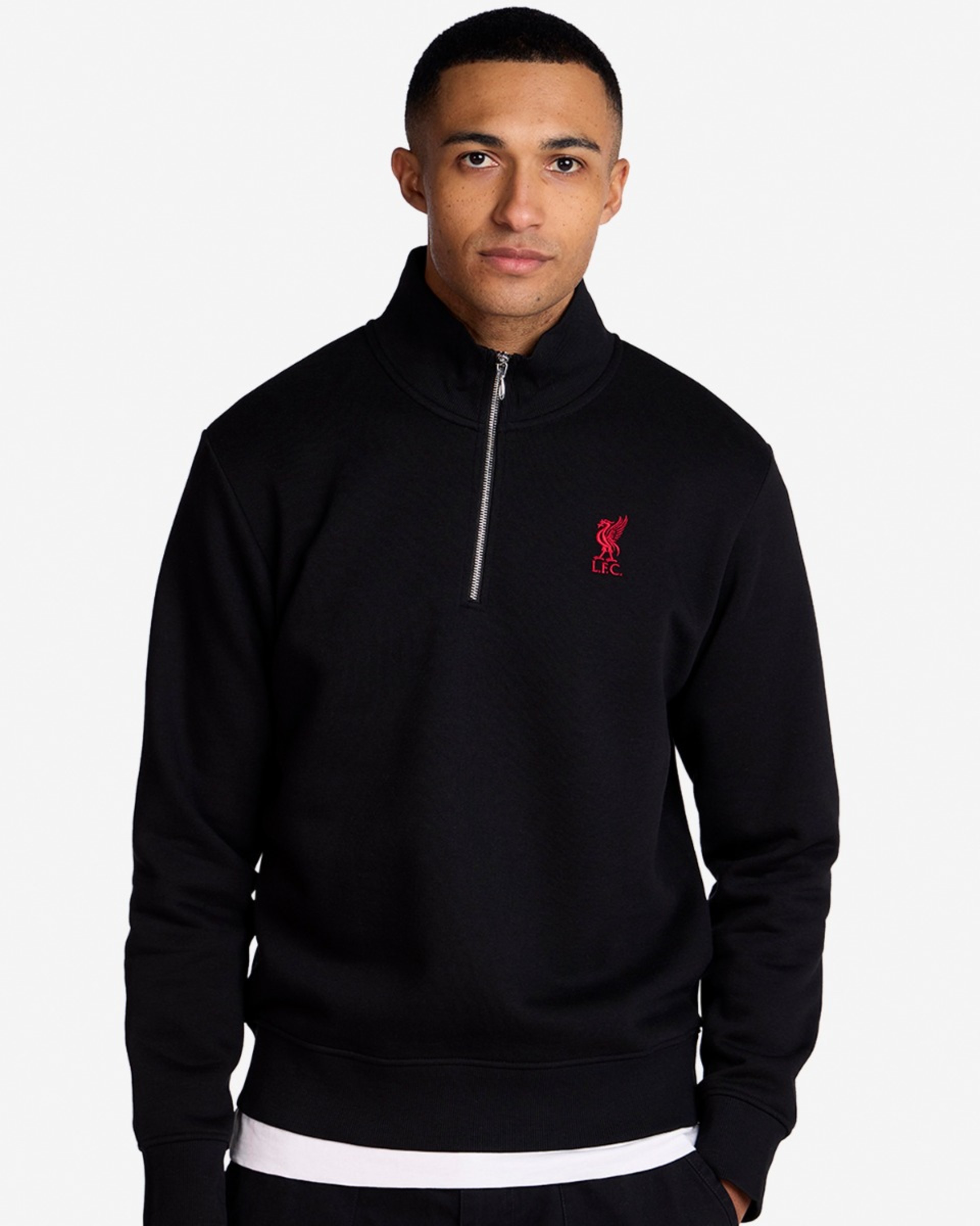 Sweat-shirt à fermeture éclair LFC pour homme, noir - Image 1