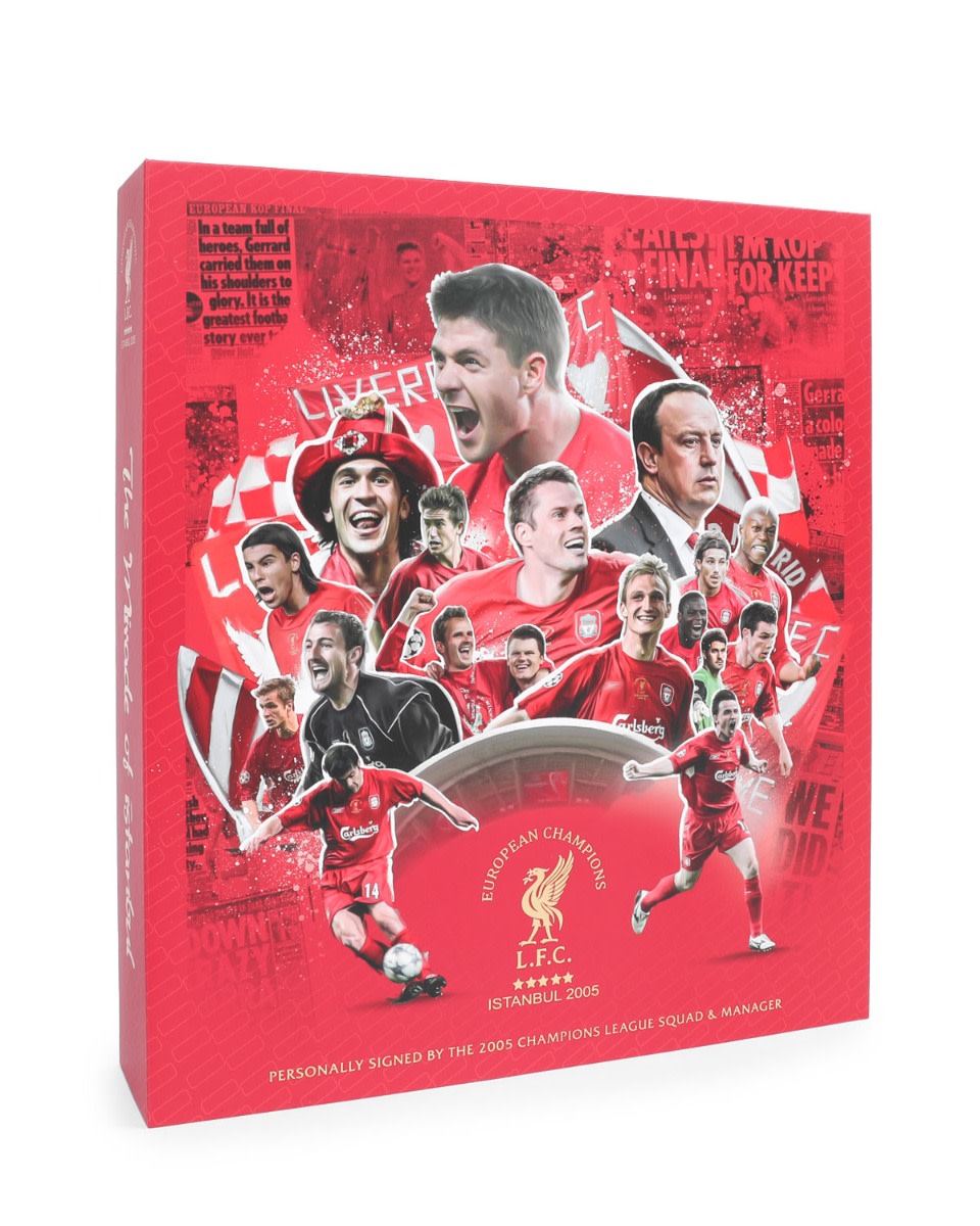 LFC Istanbul 2005 Commemorative Boxed Signed Squad Shirt - Image 4