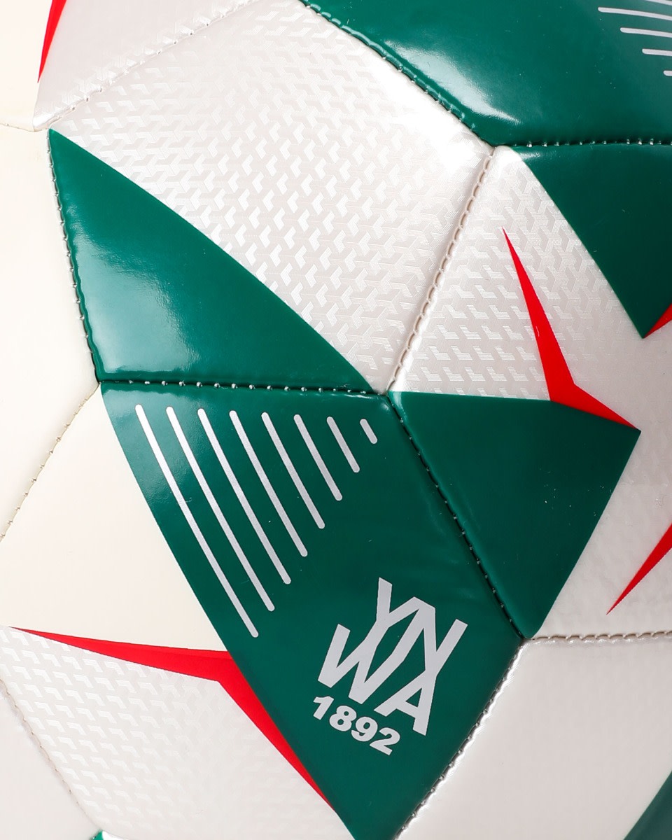 LFC サイズ 5 ライバーバードフットボールホワイト&グリーン - Image 2