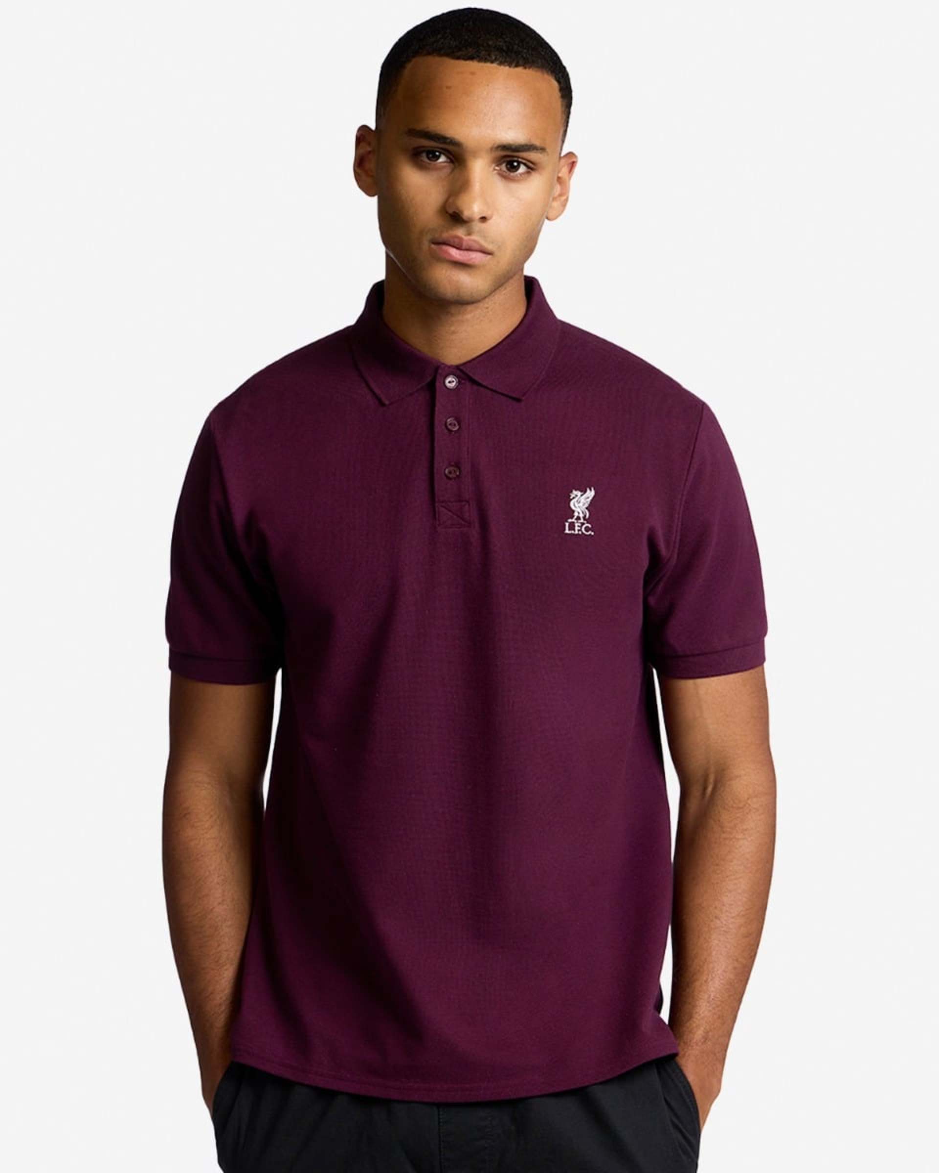 LFC Conninsby Herren-Poloshirt Cherry - Image 1