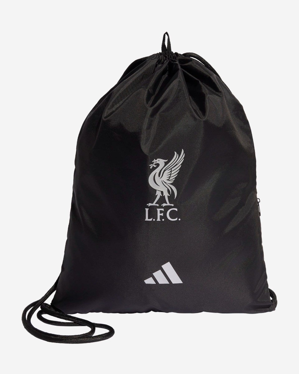LFC adidas Gymsack Black & Metallic Silver