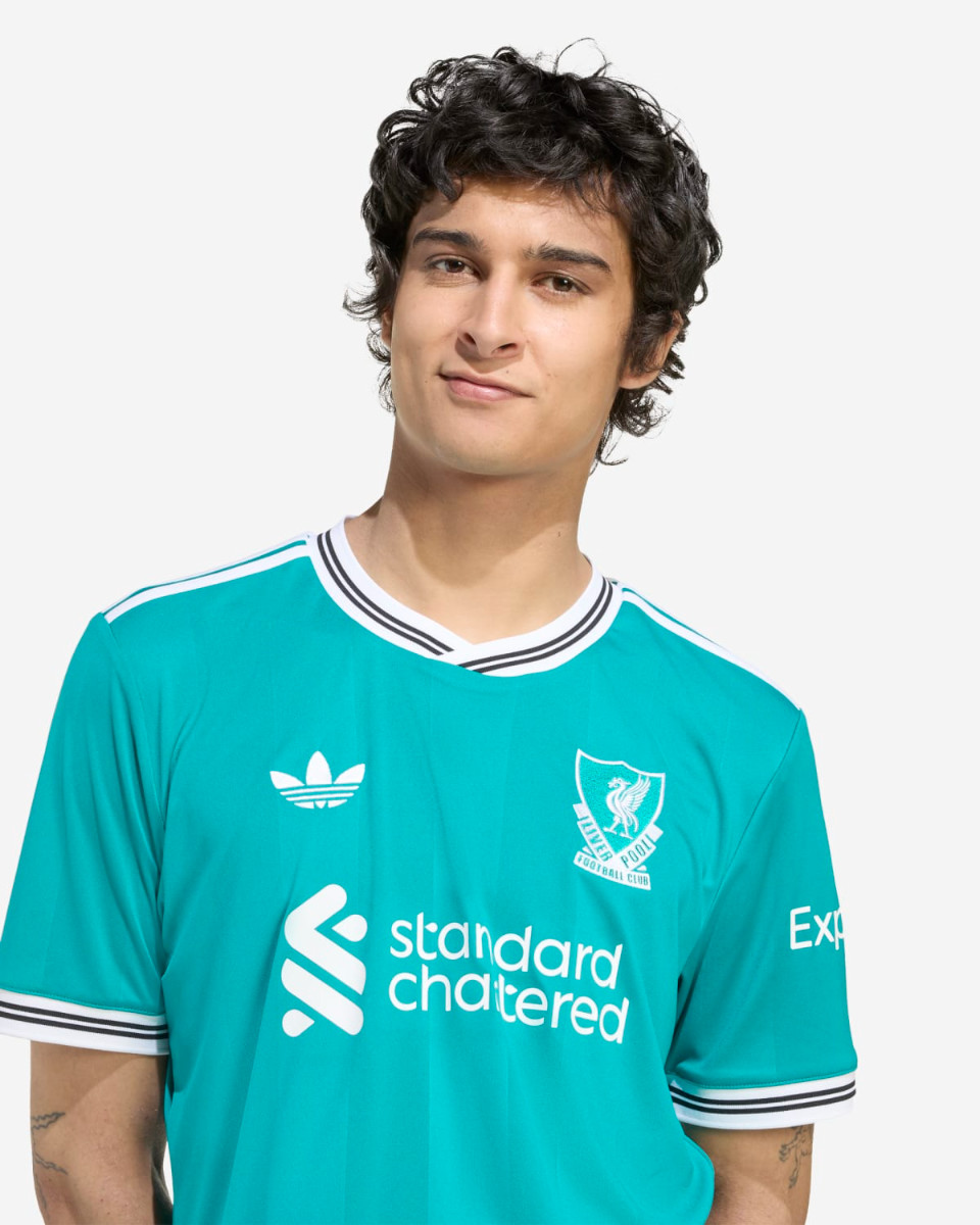 LFC adidas Mens 25/26 Third Short Sleeve Jersey - Image 4