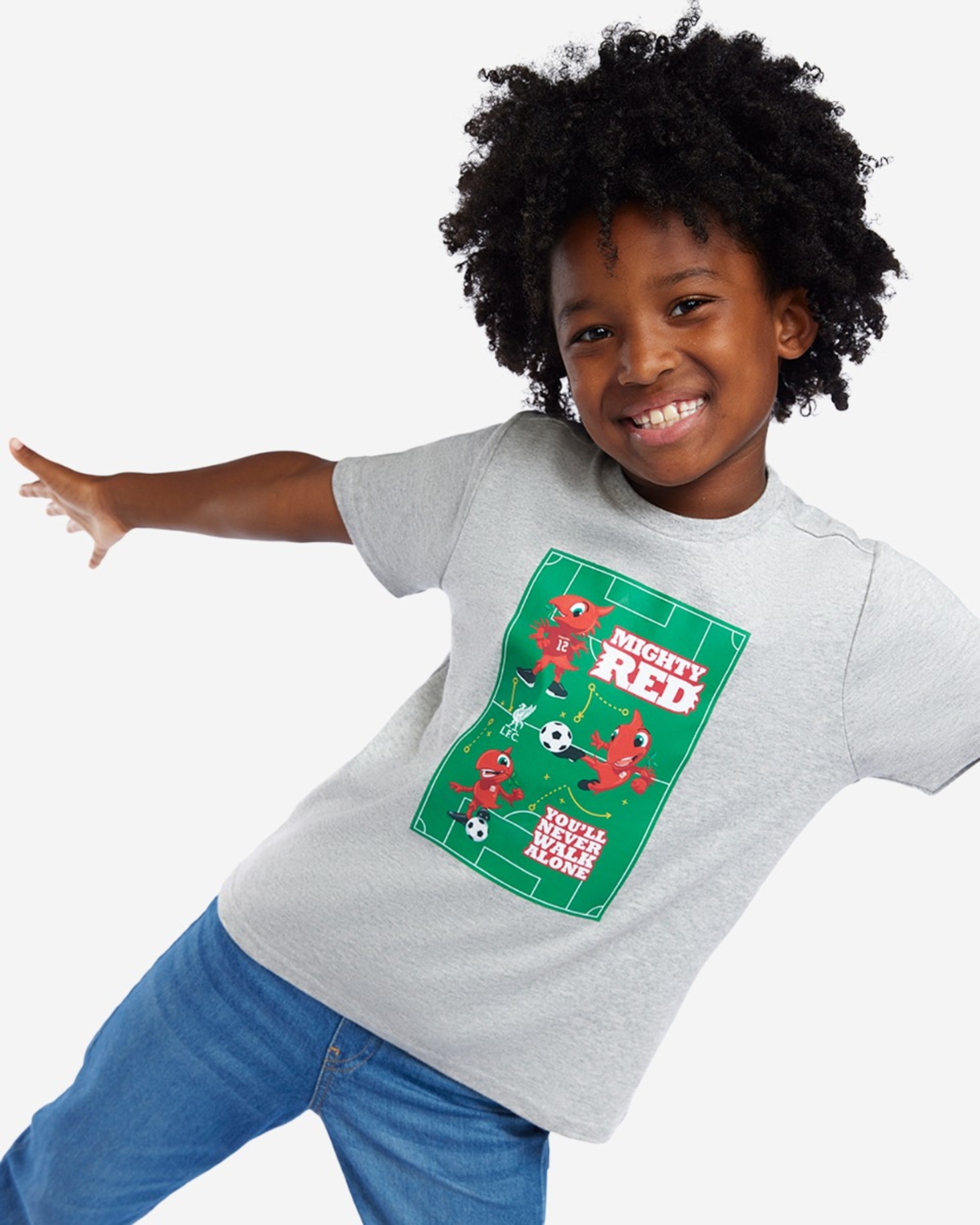 T-shirt LFC Mighty Red pour bébés gris - Image 2
