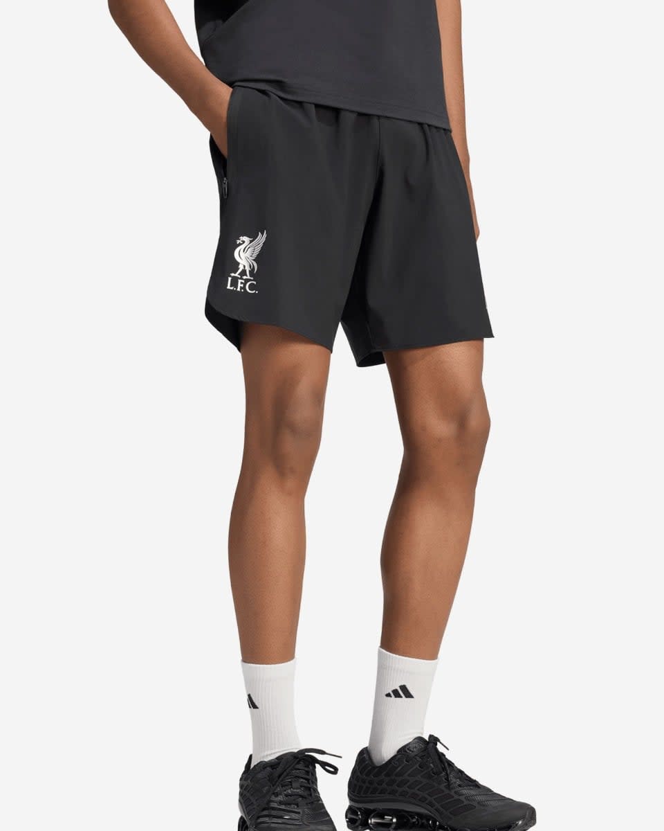LFC adidas Mens Tiro Travel Shorts Black - Image 1