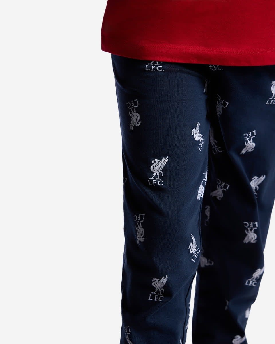 LFC Infants Lounge Pyjama Set Navy - Image 4