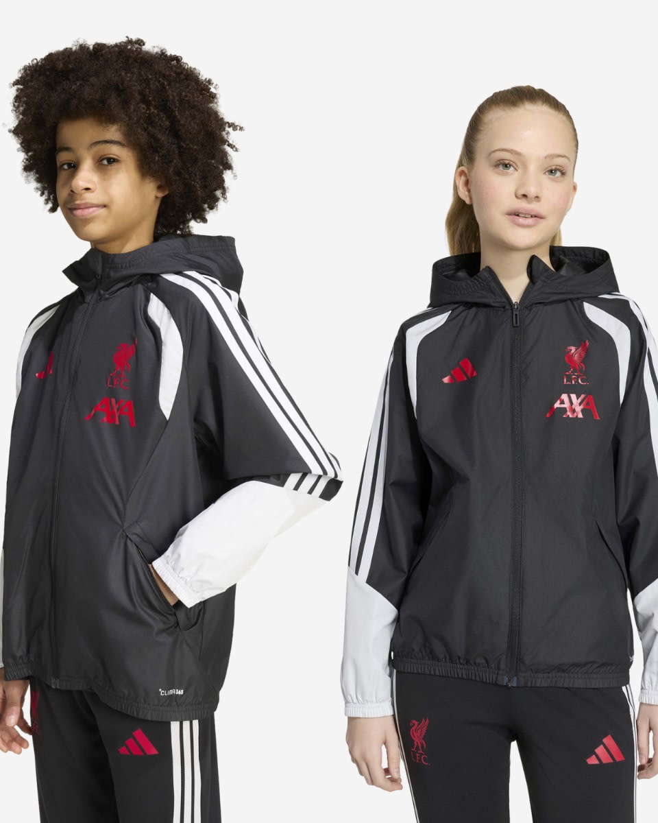 Chaqueta LFC adidas Youth 26/27 Tiro negra para todo tipo de clima - Image 1