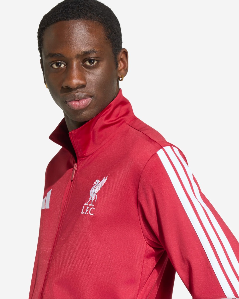 LFC アディダスメンズ 26/27 DNA トラックトップアクティブマルーン - Image 4
