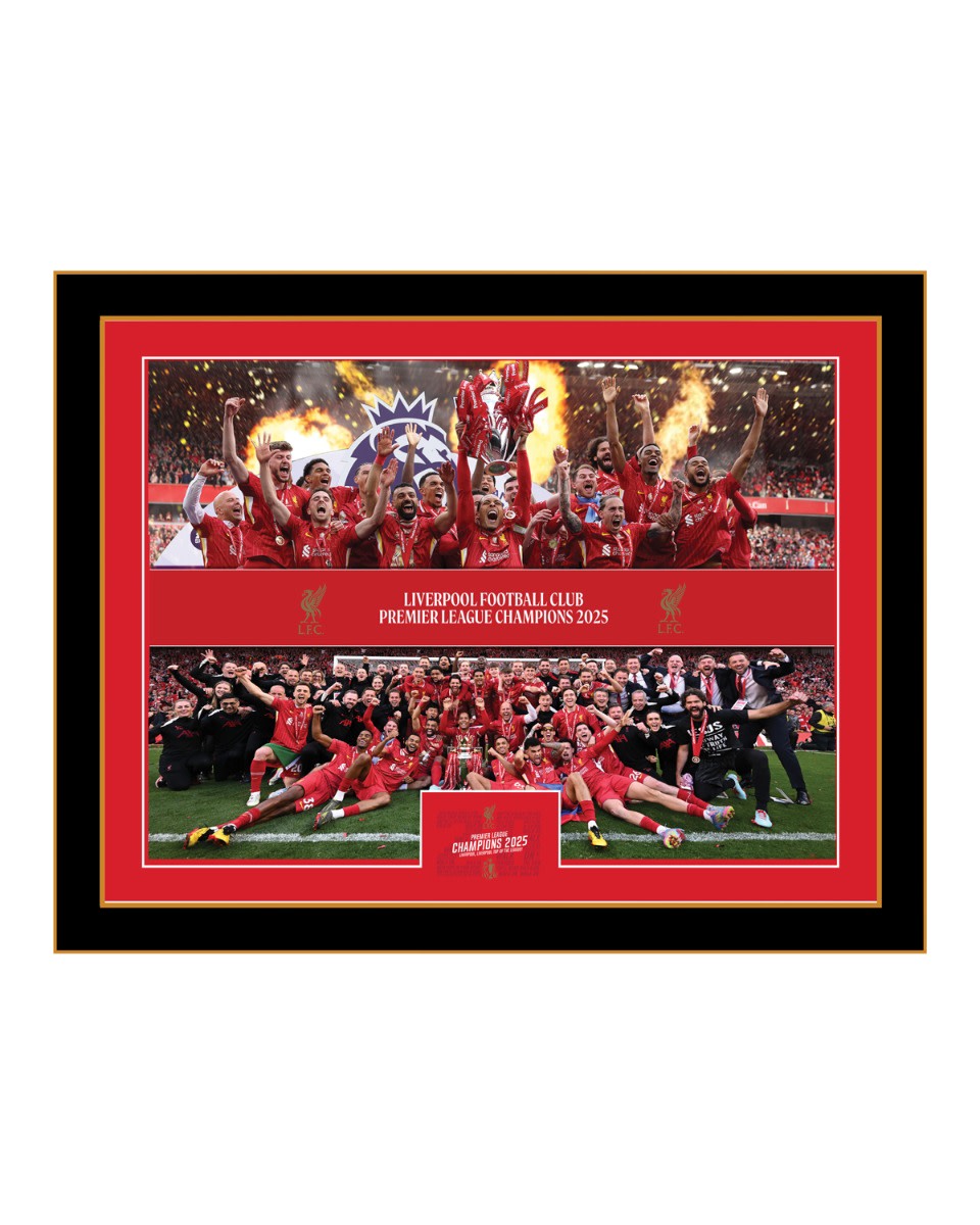 LFC Premier League Trophy Lift 12 x 16 Montage - Image 1