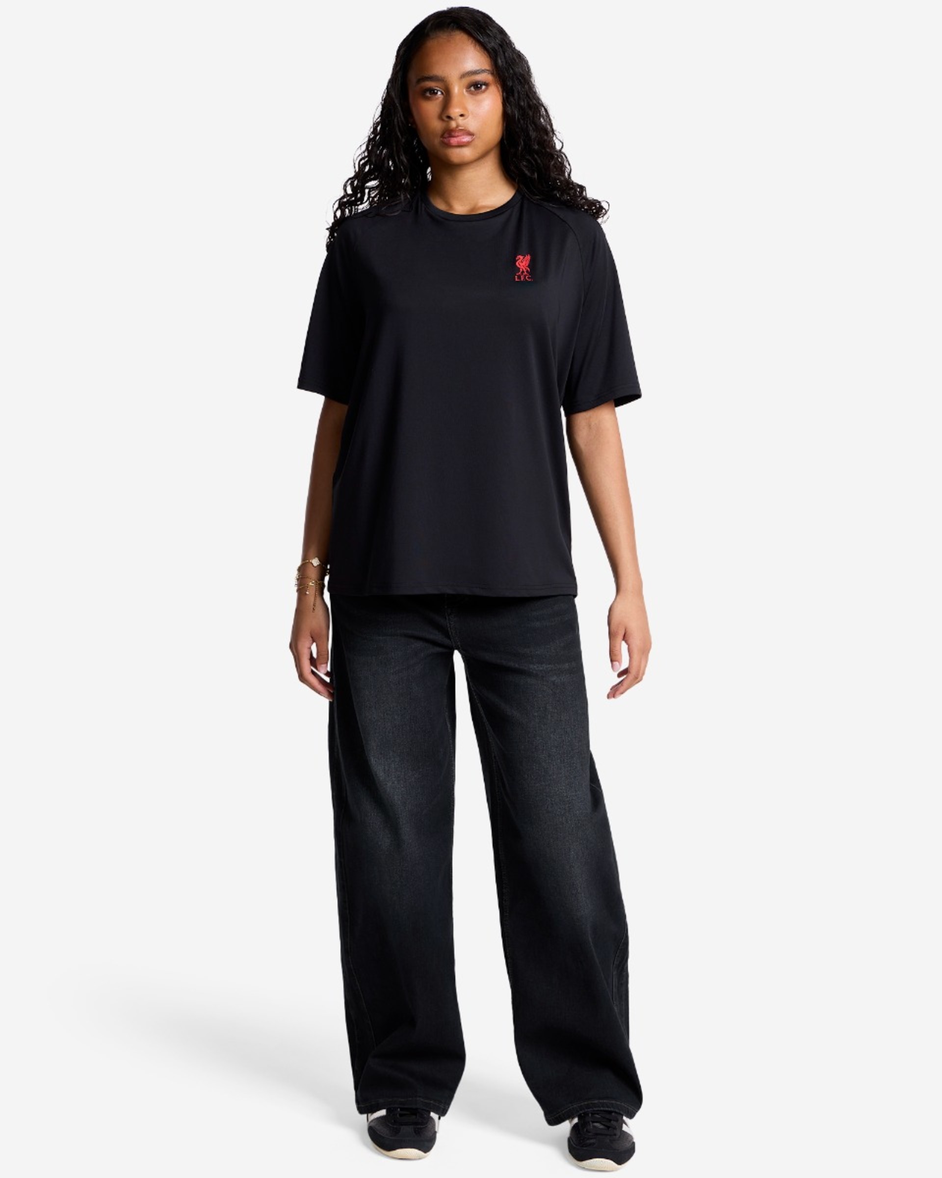 LFC Liverbird Poly Tee til Kvinder Sort - Image 3