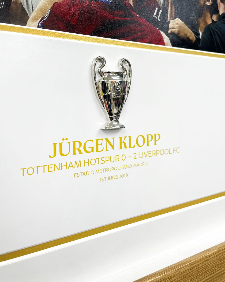 LFC Signed Klopp Framed Madrid Image - Image 2
