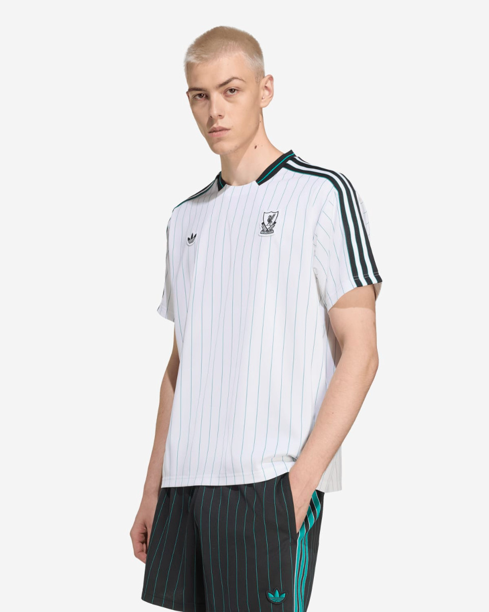 LFC adidas ผู้ชาย 25/26 ไอคอน เสื้อเจอร์ซี่สีขาว - Image 3