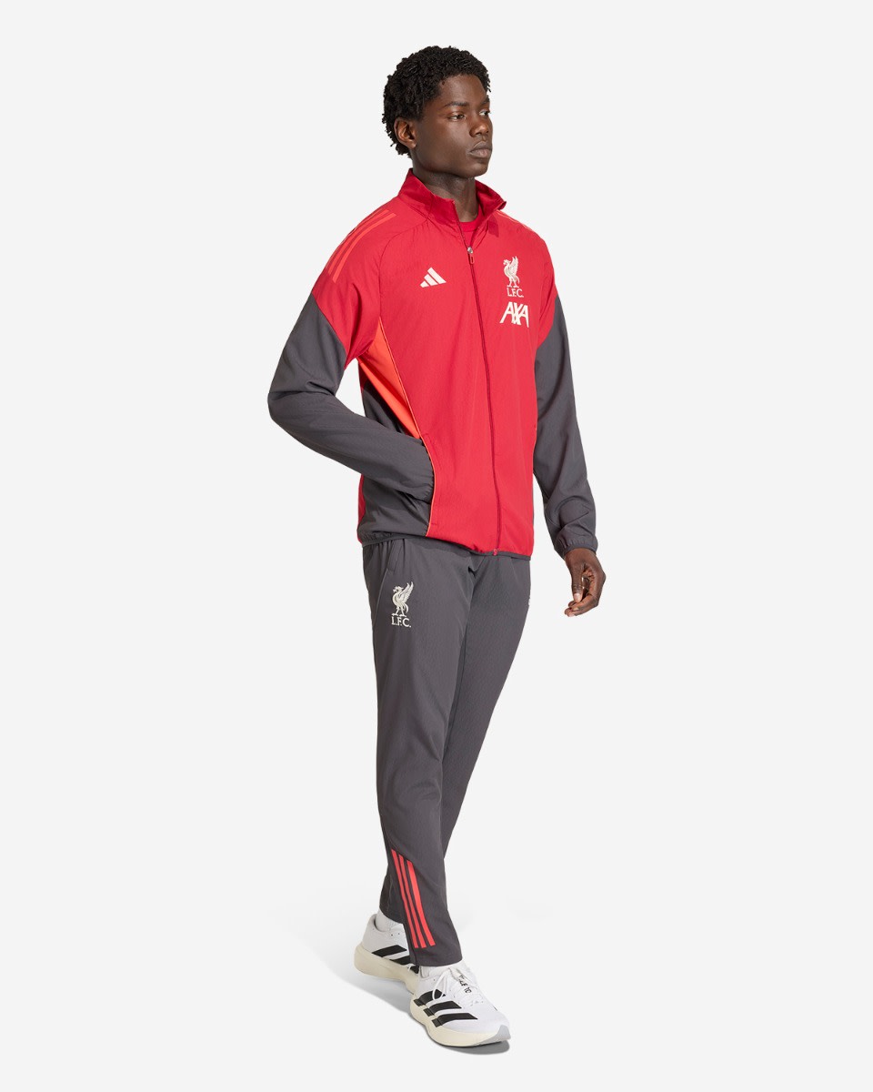 LFC adidas Mens 25/26 Training Jacket Red - Image 4