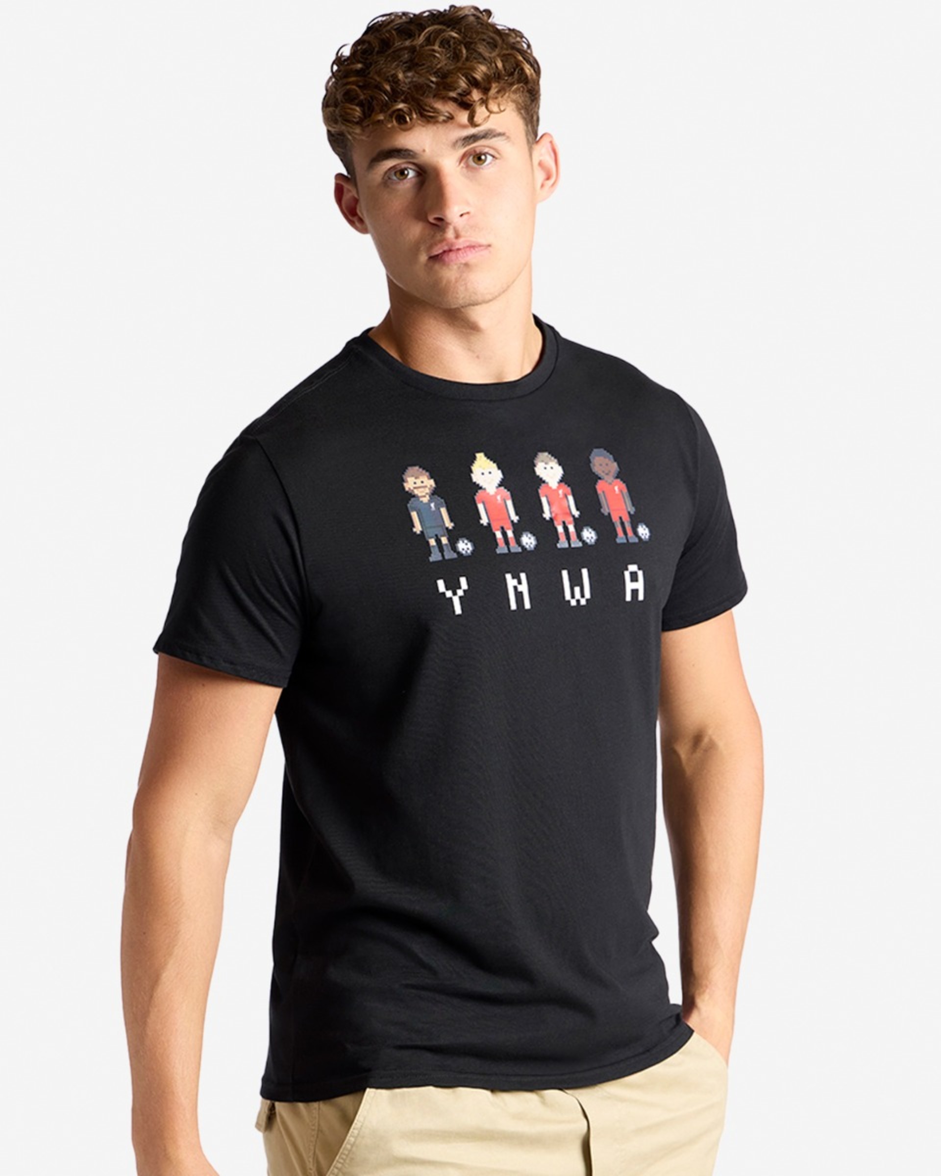 Camiseta LFC Pixel Player para hombre, color negro - Image 2