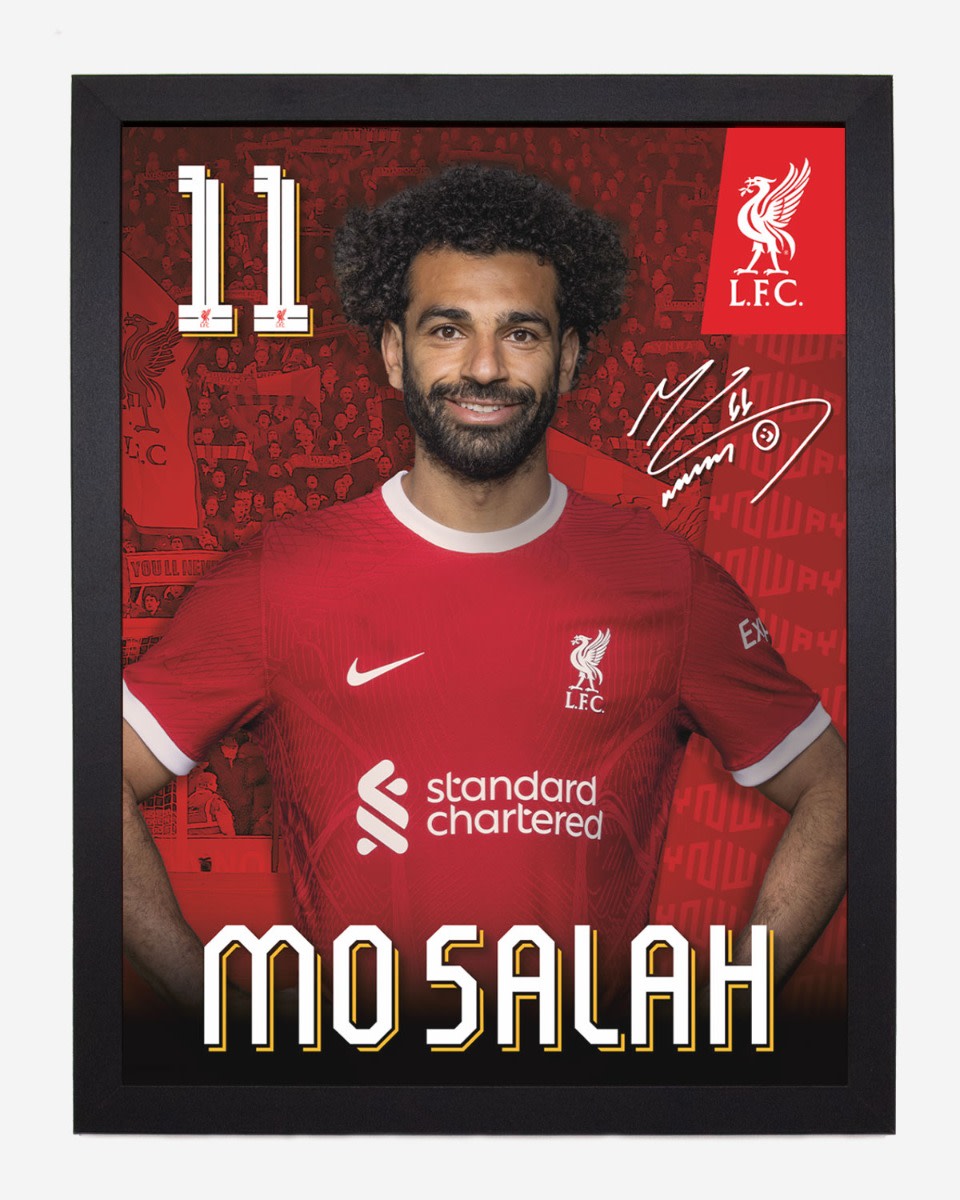 Lámina enmarcada LFC 23/24 Salah 30 x 40 - Image 1