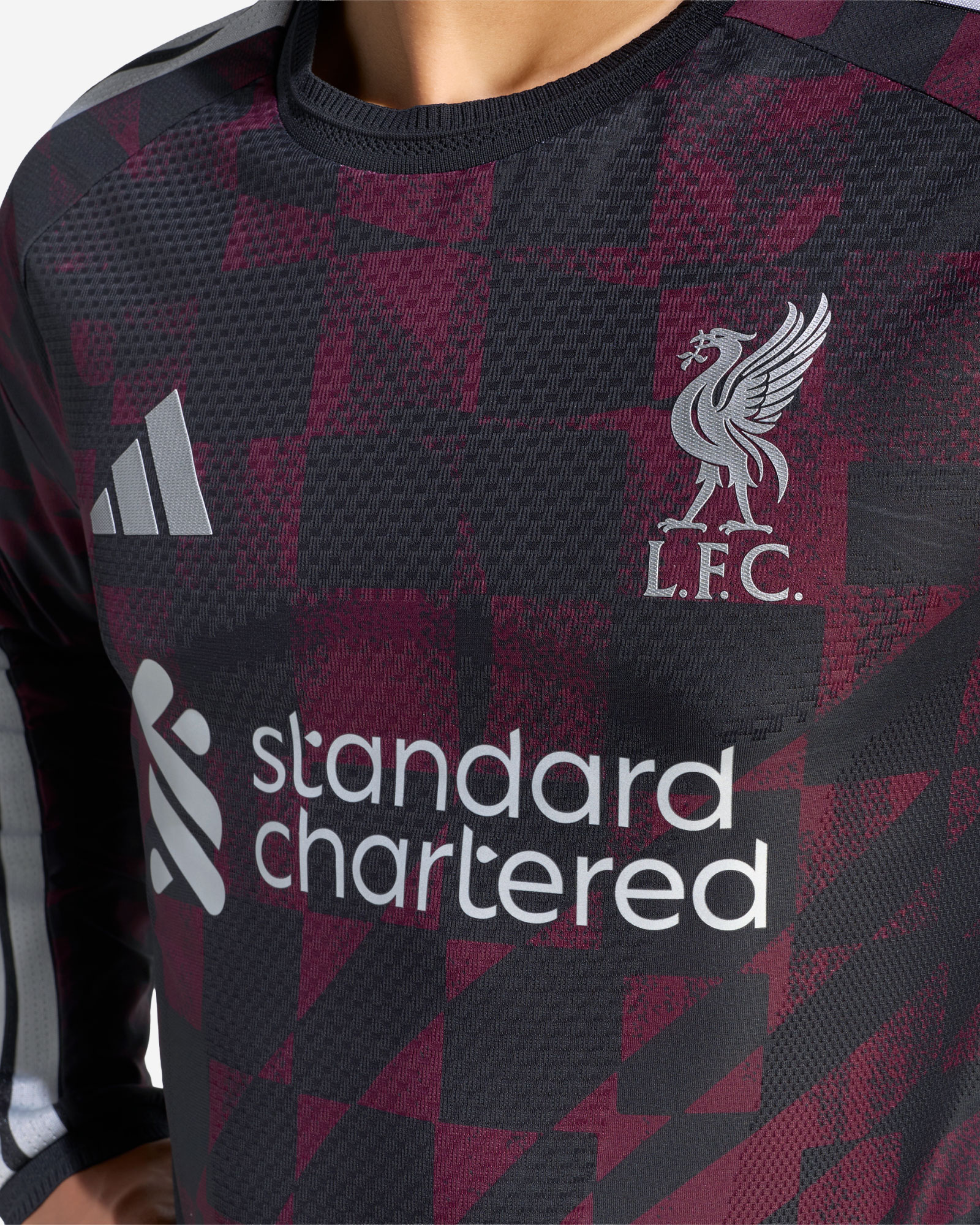 LFC adidas Mens 26/27 Authentic Long Sleeve Third Jersey