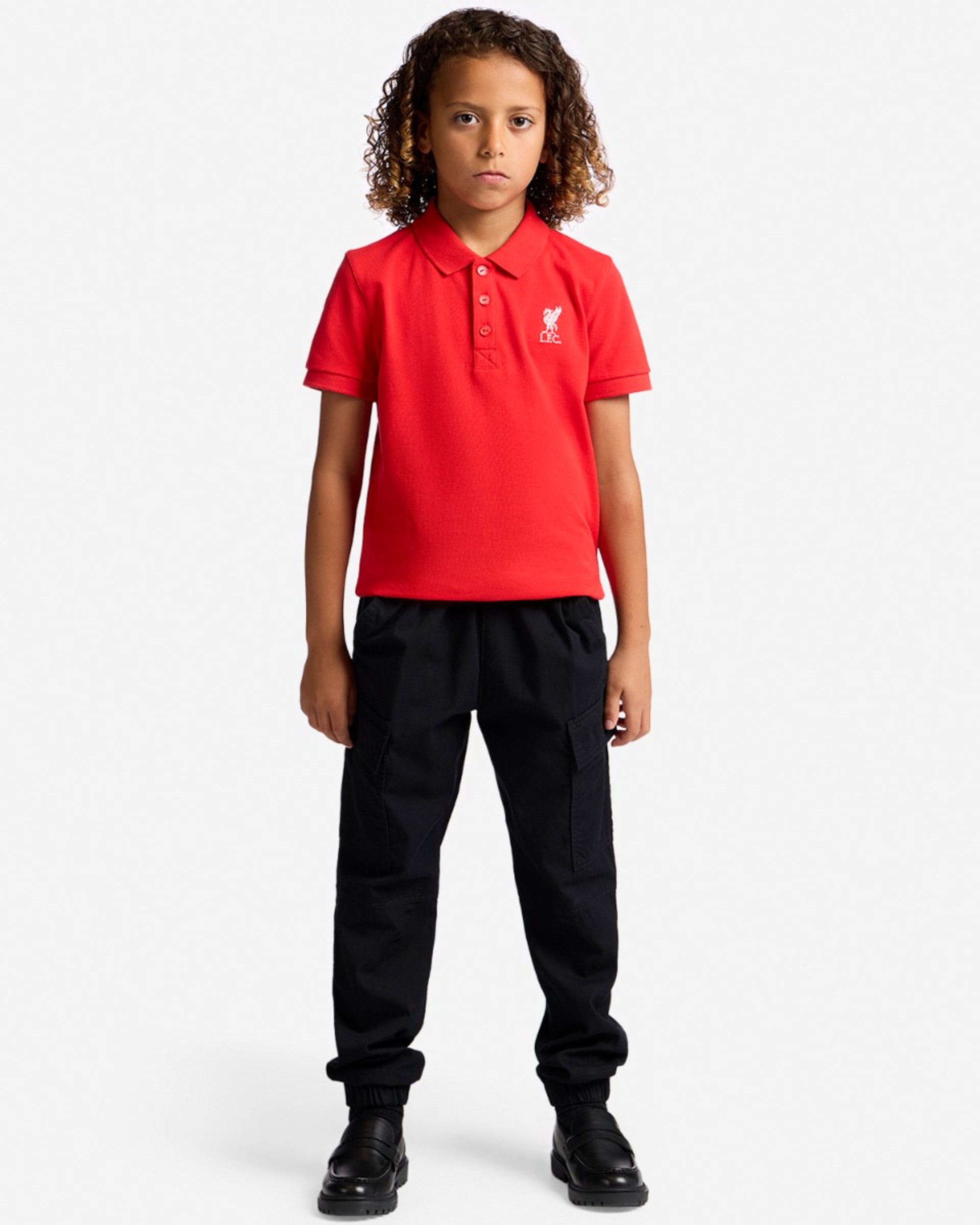 LFC Juniors Kurzarm-Poloshirt Rot - Image 3