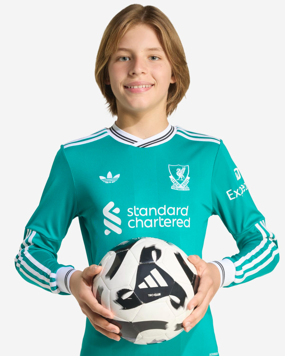LFC adidas Youth 25/26 Third Long Sleeve Jersey - Image 4