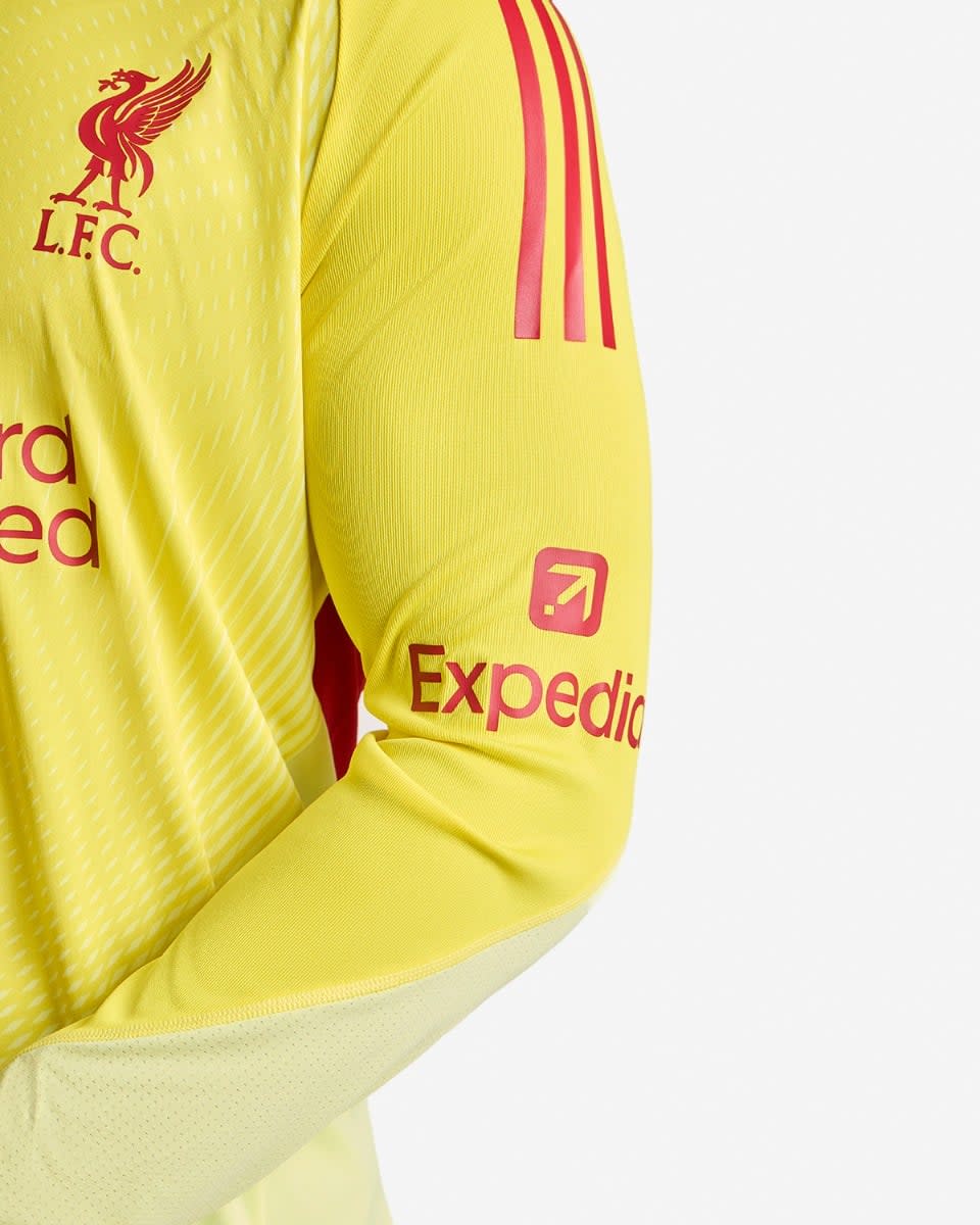 LFC adidas Menns 25/26 Langermet Keepertrøye Gul - Image 4