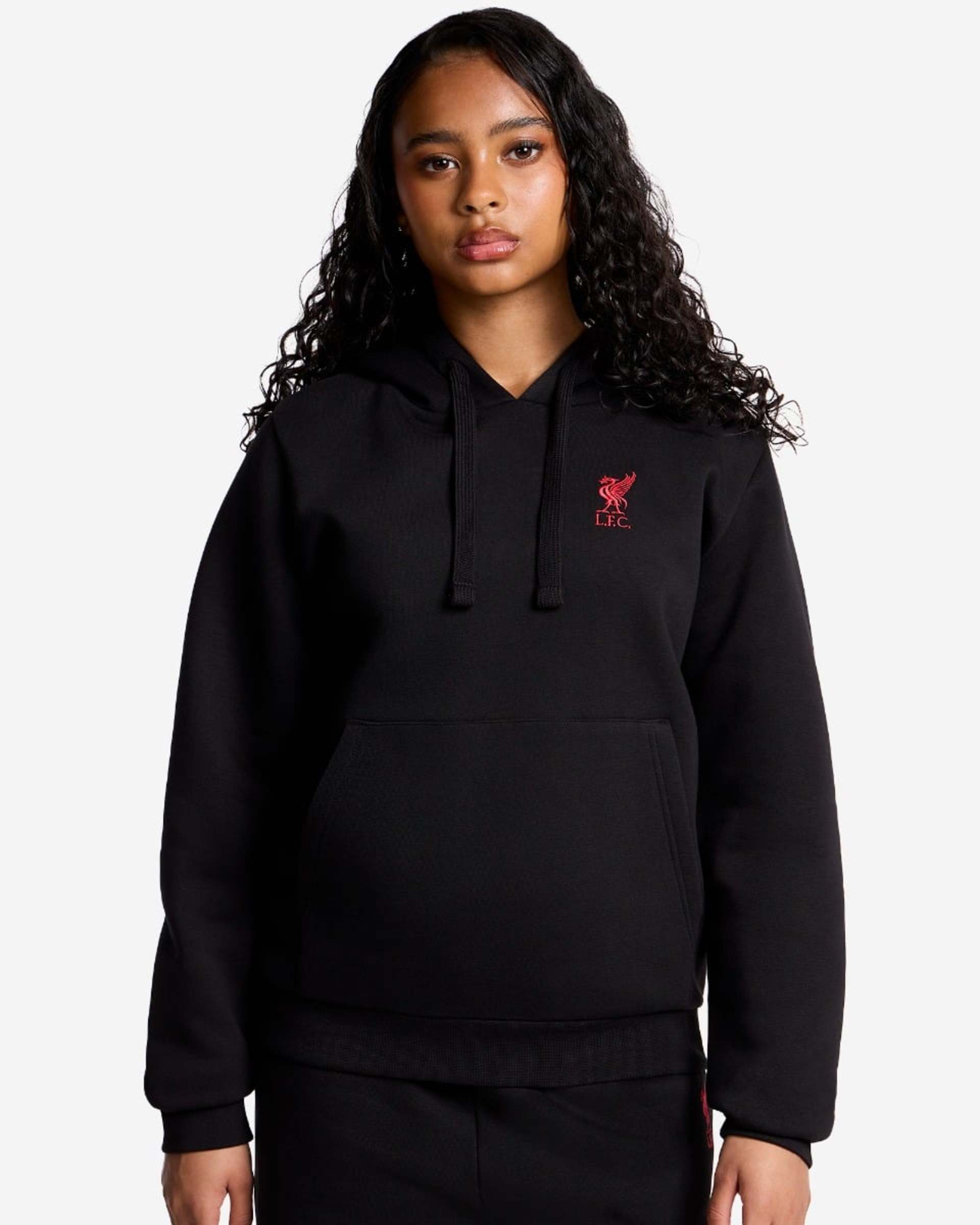LFC Overhead-Logo-Hoodie für Damen Schwarz - Image 1