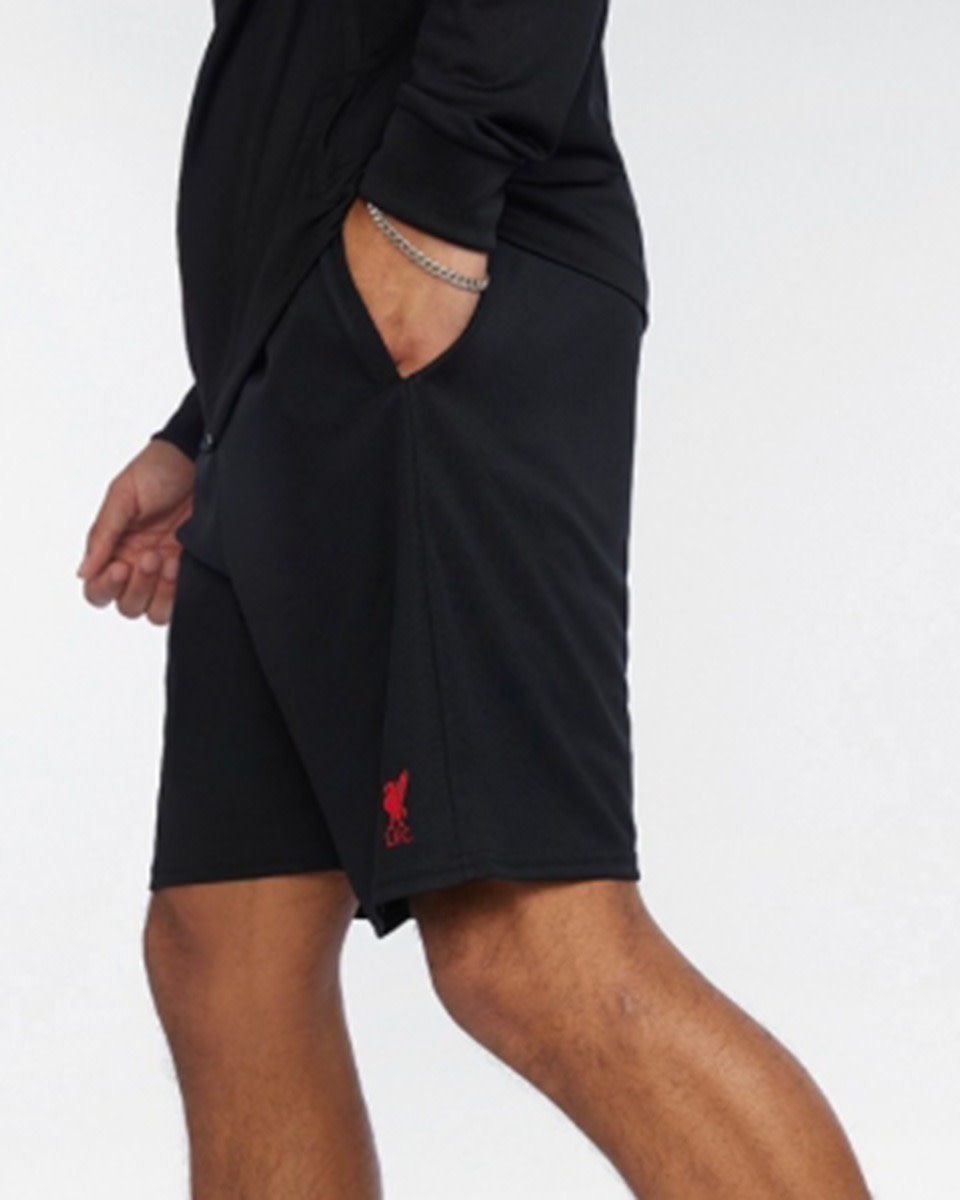LFC Mens Poly Shorts Black - Image 4