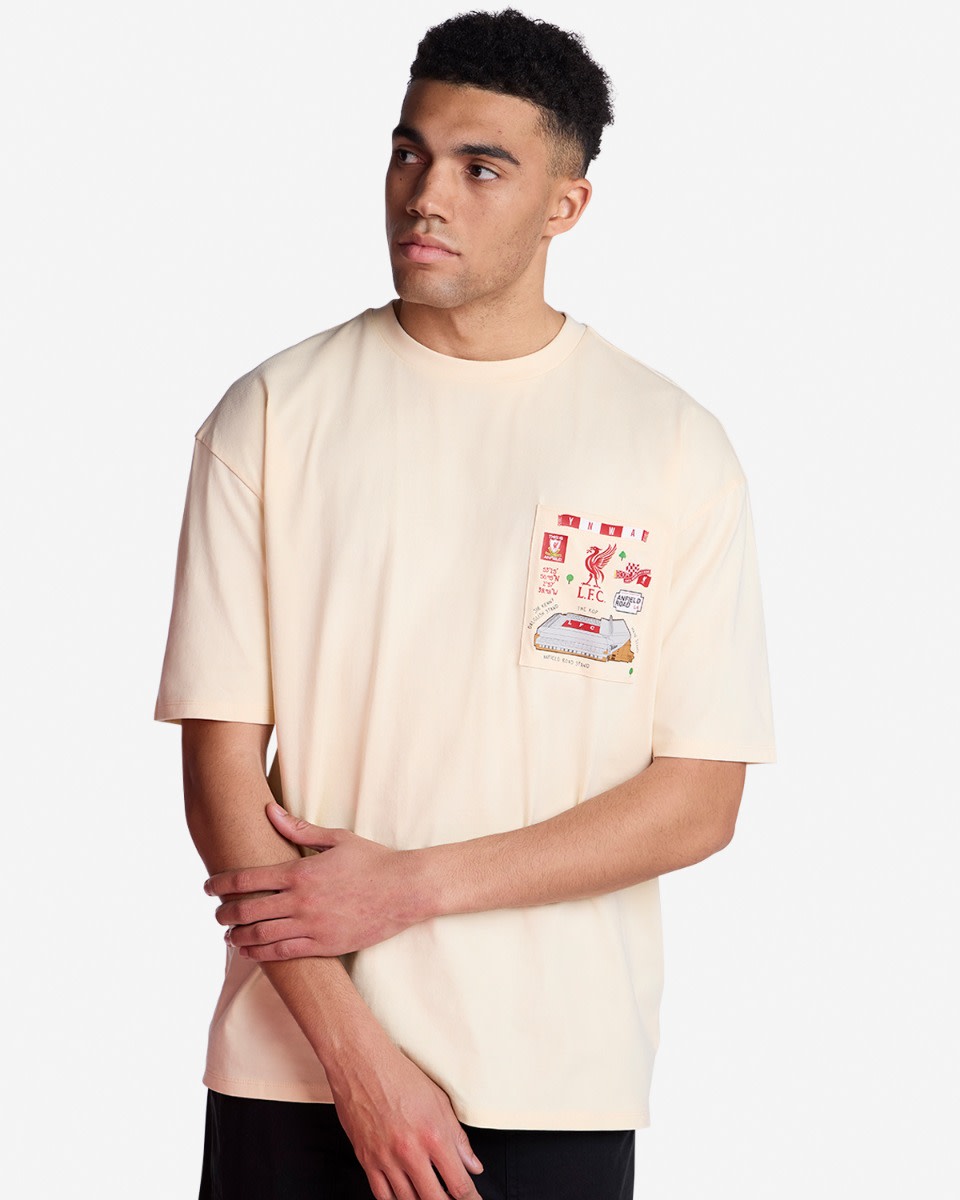 LFC Landmarks Herr Oversize Tee Ecru - Image 1