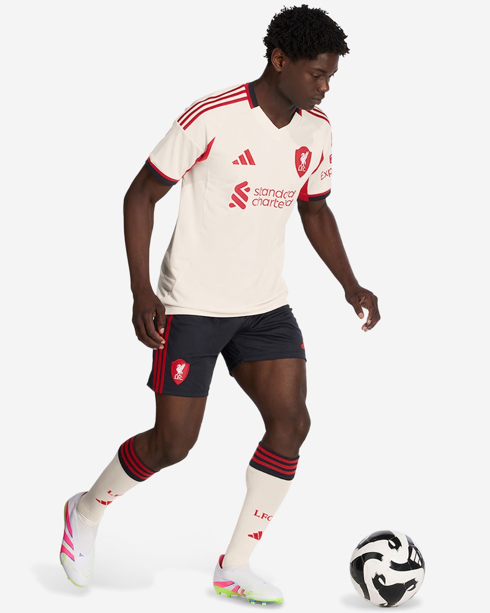 LFC adidas Mens 25/26 Away Shorts - Image 4