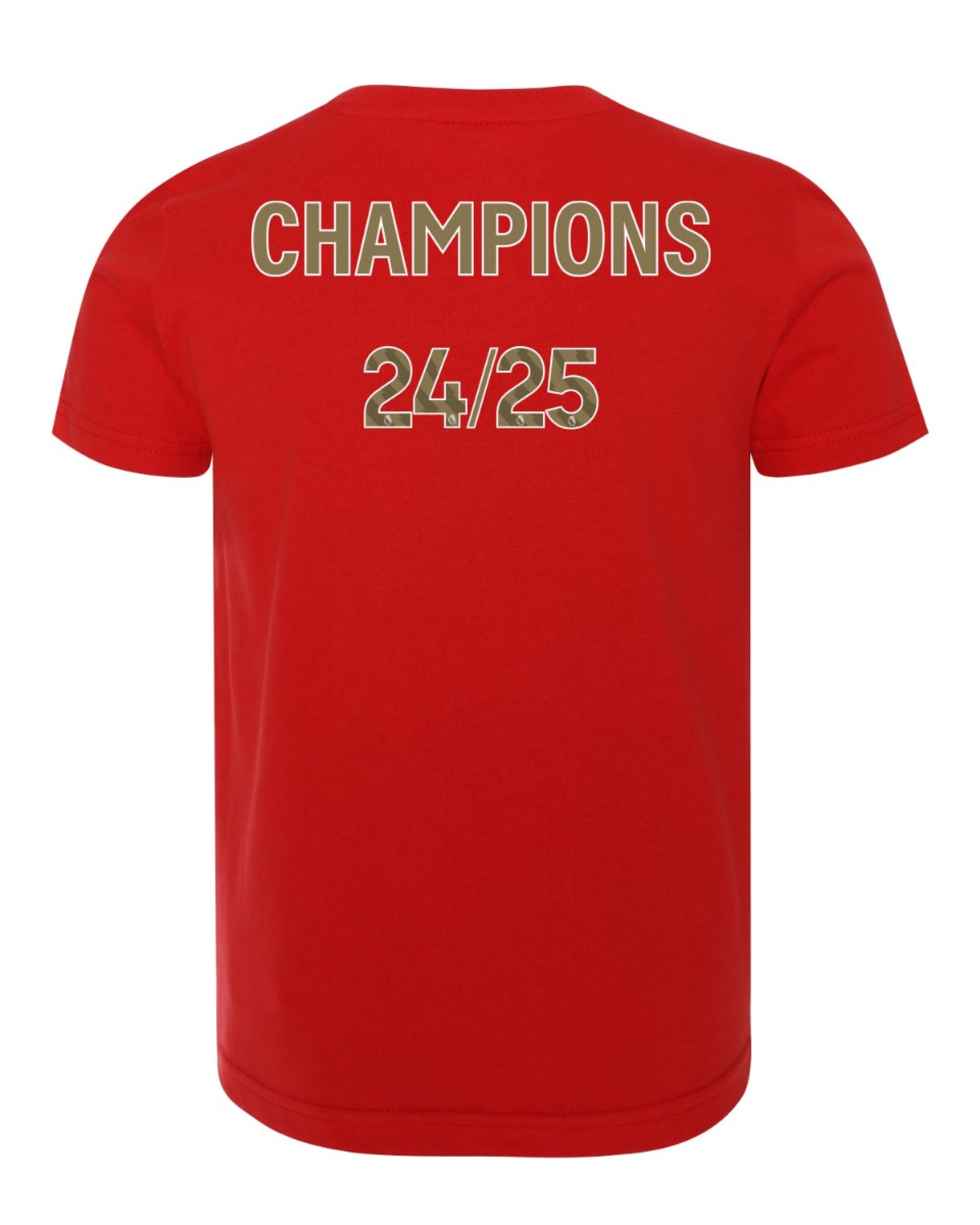 LFC Juniors Champions 24/25 Tee Rød - Image 1