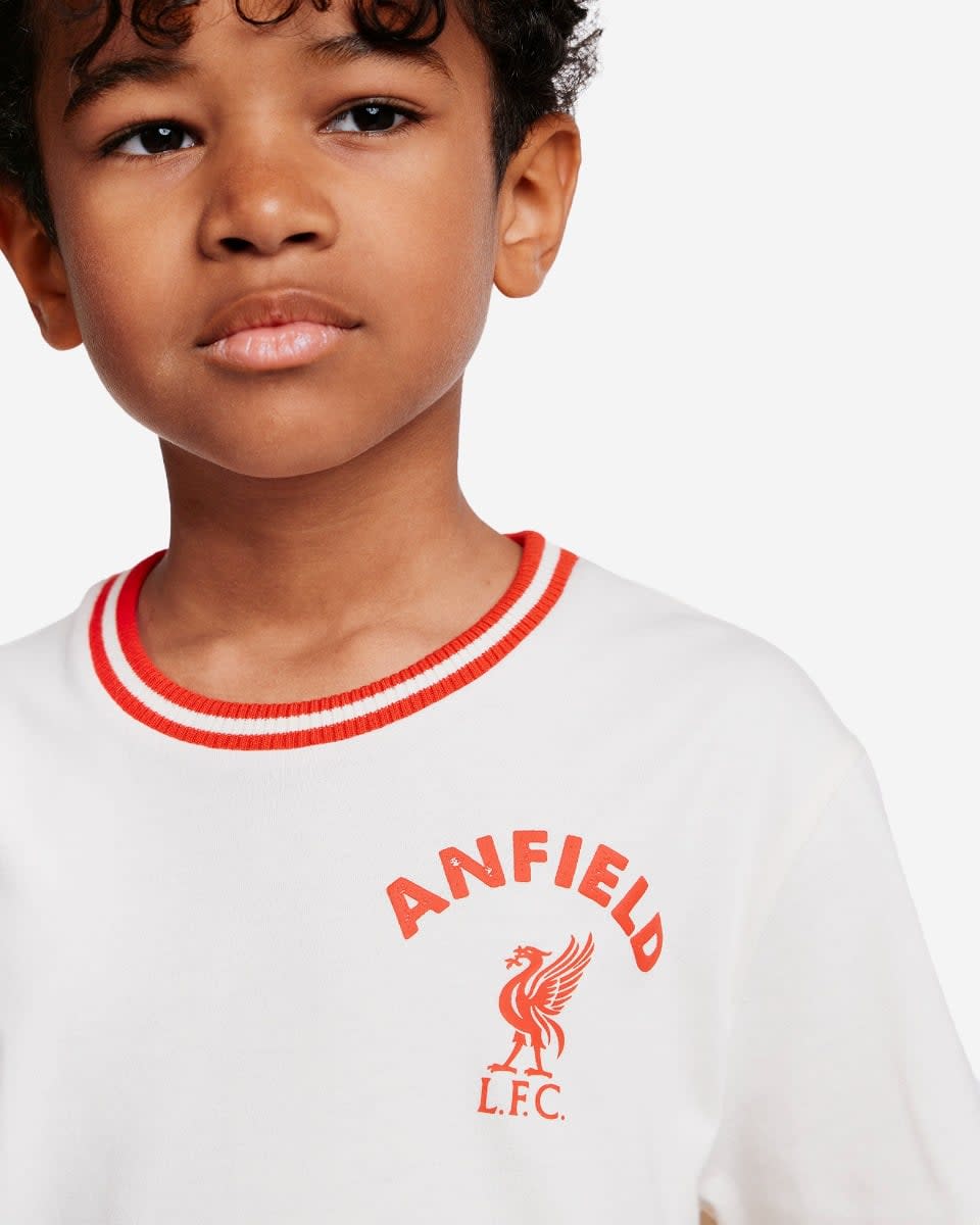 LFC Infants Ribbed Mini Graphic Tee Cream - Image 2
