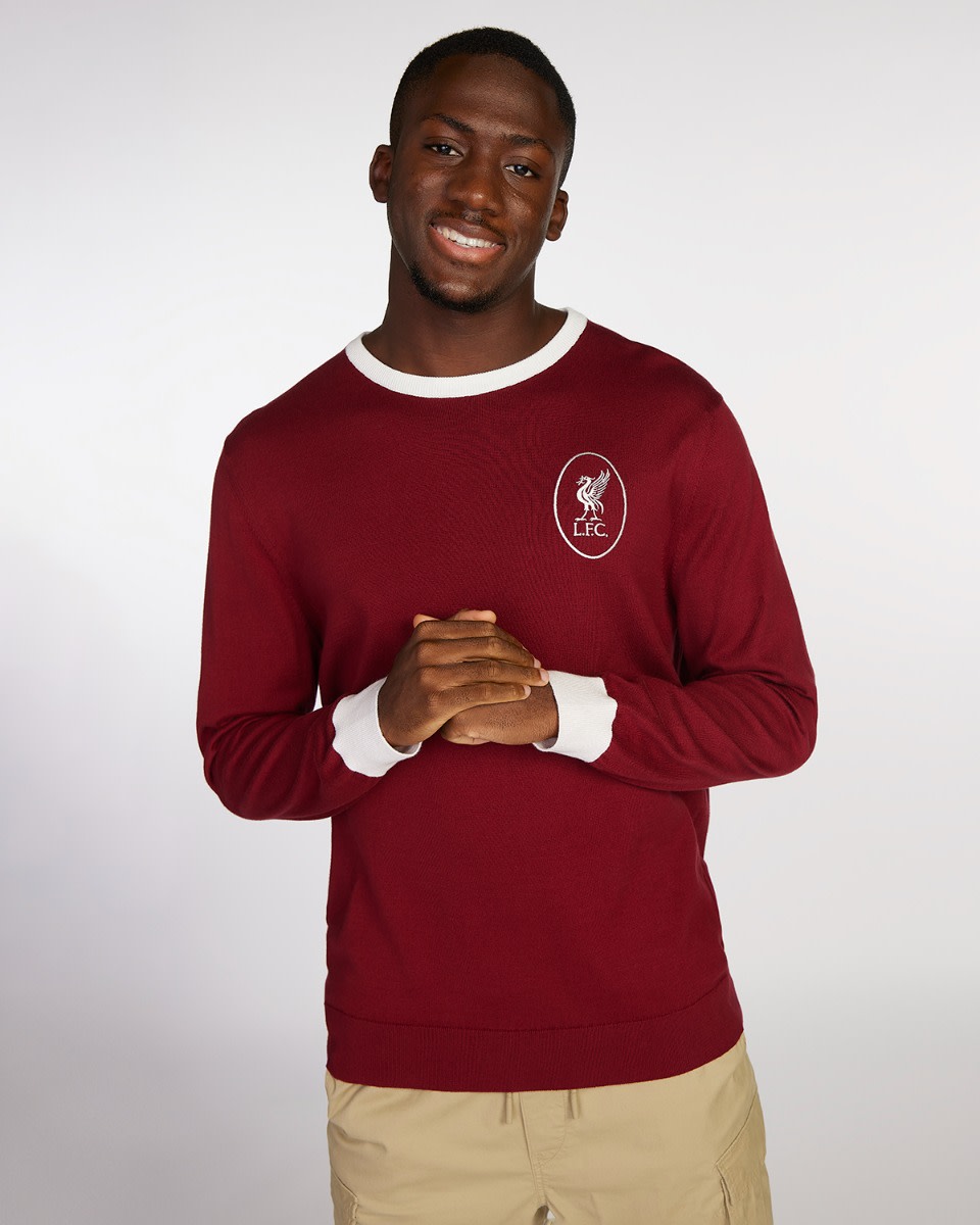 Jersey LFC Heritage 65 rojo de punto redondo Wembley para hombre - Image 1