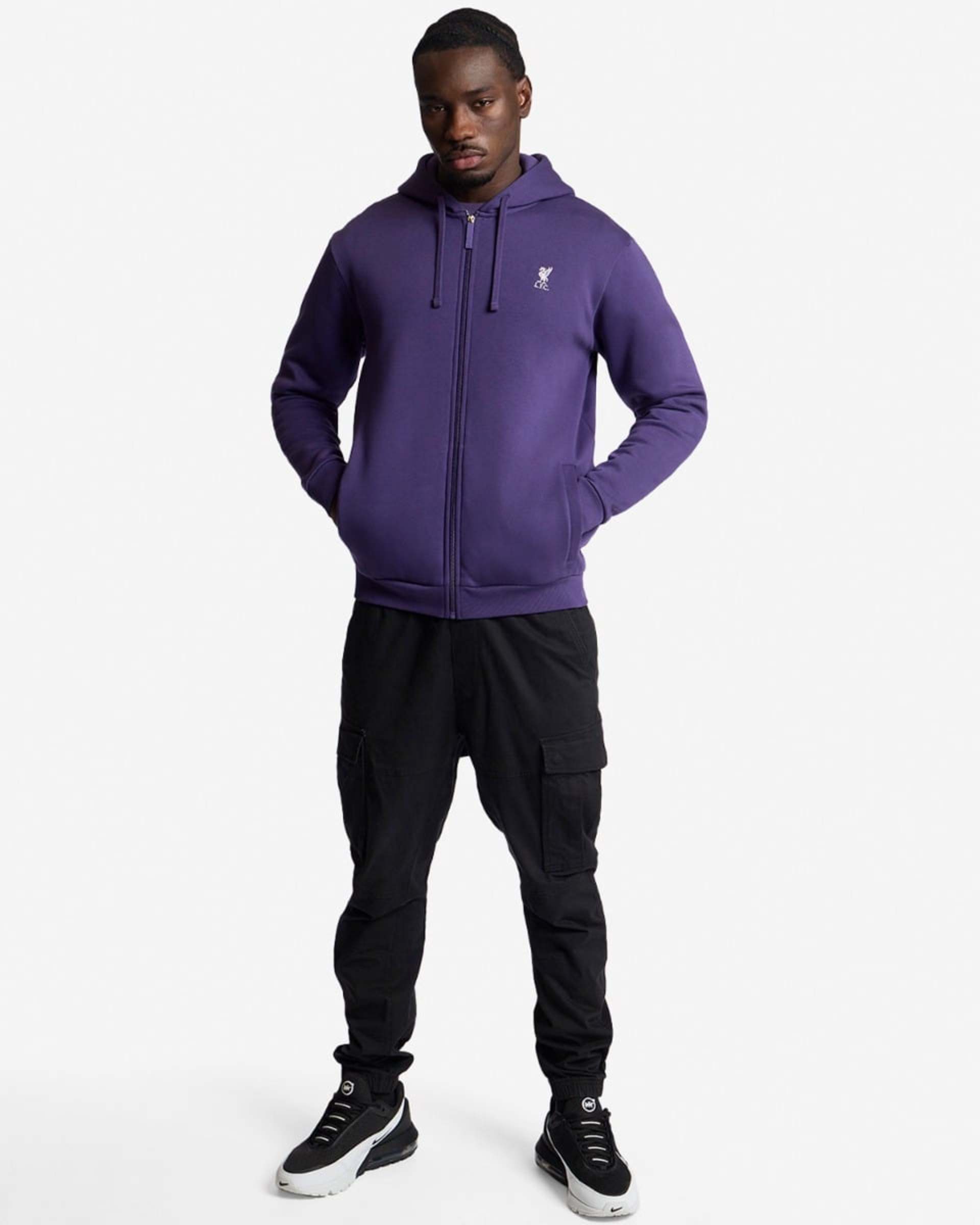 HÆTTETRØJE MED LYNLÅS PURPLE- 500 (Change Me) - Image 3