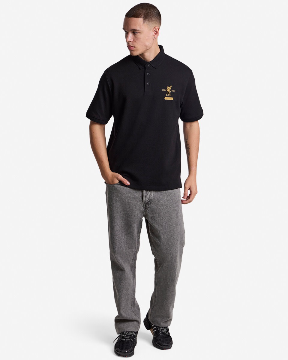 LFC Mens Champions Polo Black - Image 4