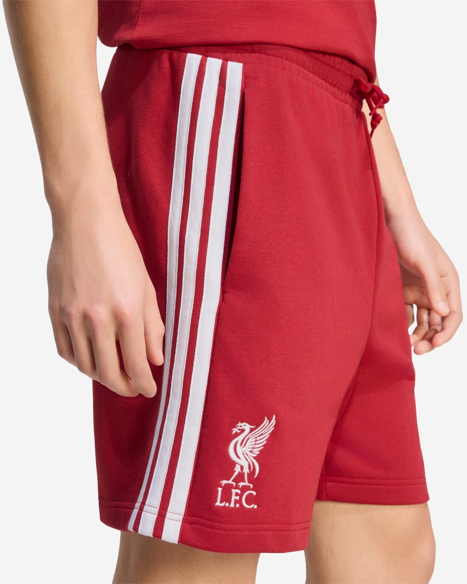 LFC 아디다스 성인용 26/27 DNA 쇼츠 액티브 마룬 - Image 4
