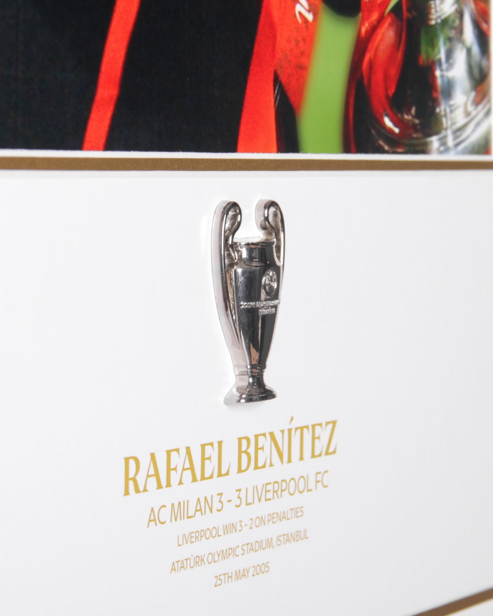 LFC Signed Benitez Istanbul Framed Image - Image 3