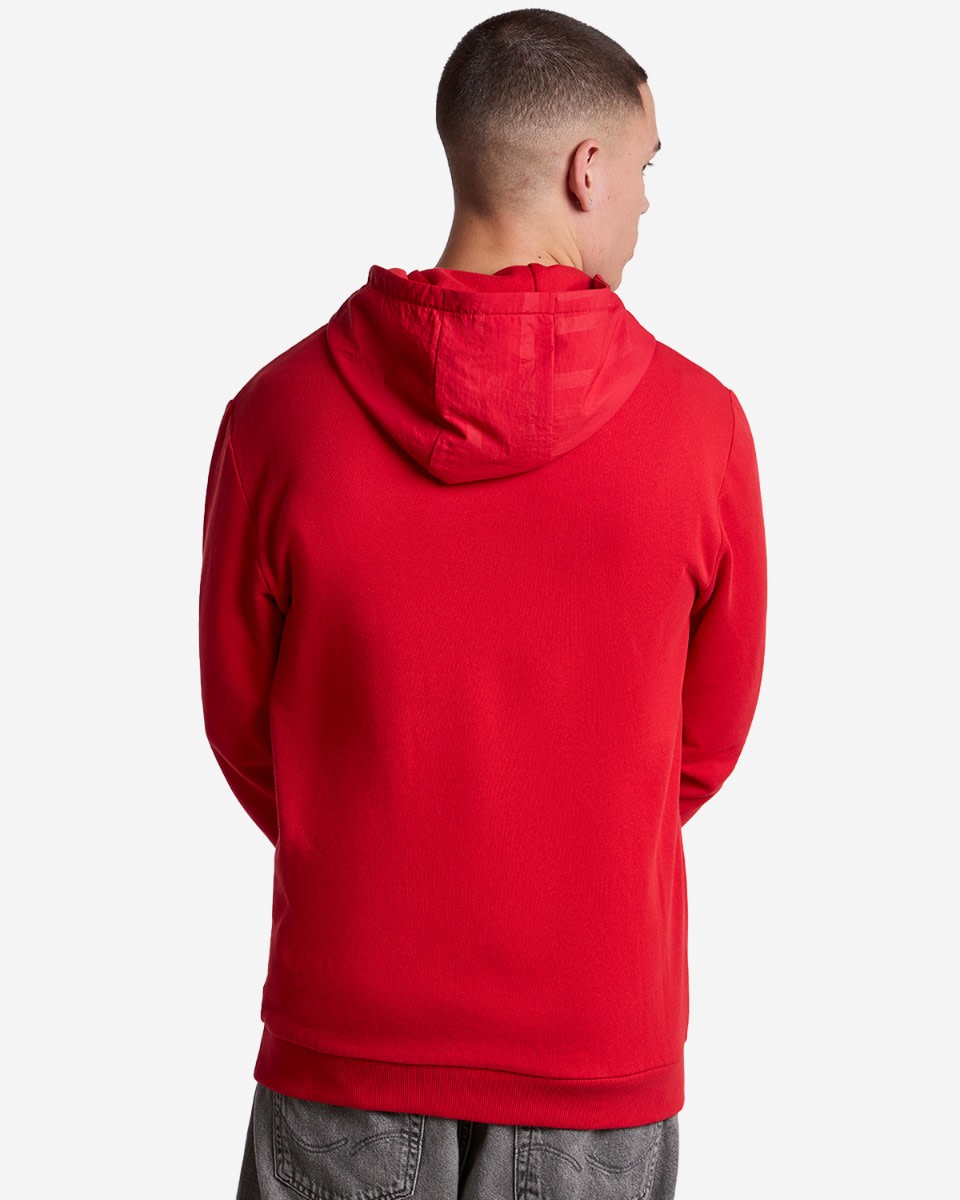 LFC Mens 86 Overhead Hoodie Red - Image 2