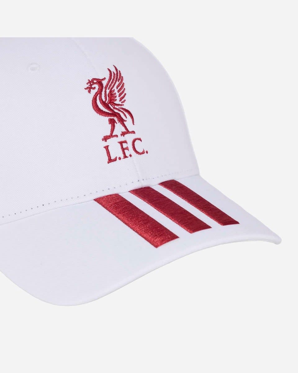 LFC adidas Voksne Baseballkasket Hvid & Aktiv Rødbrun - Image 3