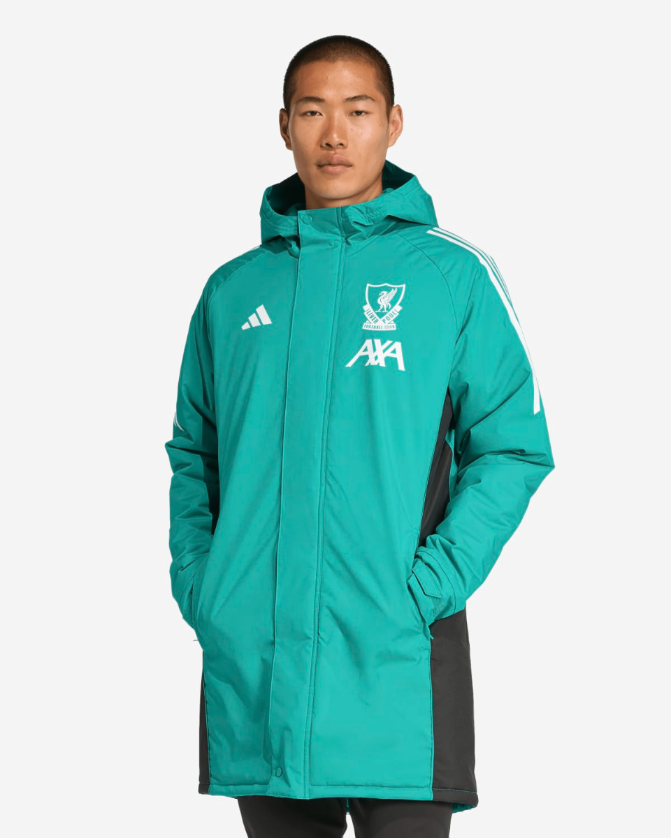 LFC adidas Mens 25/26 European Long Matchday Jacket - Image 1