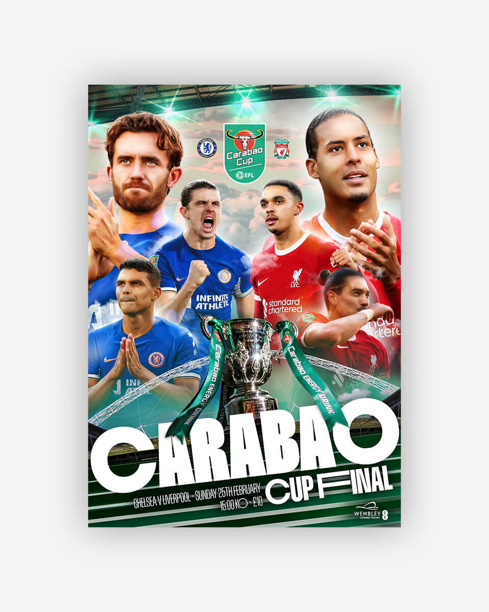 Carabao Cup Final Programme 2024 - LFC Vs Chelsea - 25/02/24 - Image 1