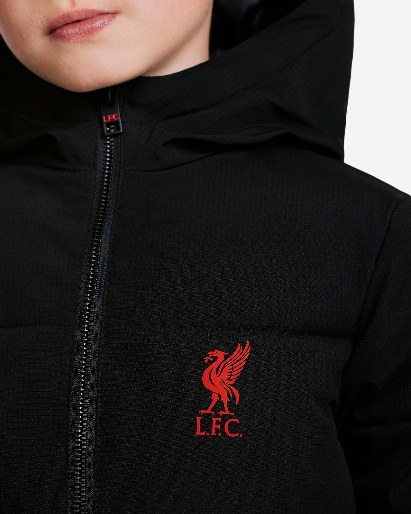 LFC Infants Long Puffa Jacket Black - Image 4