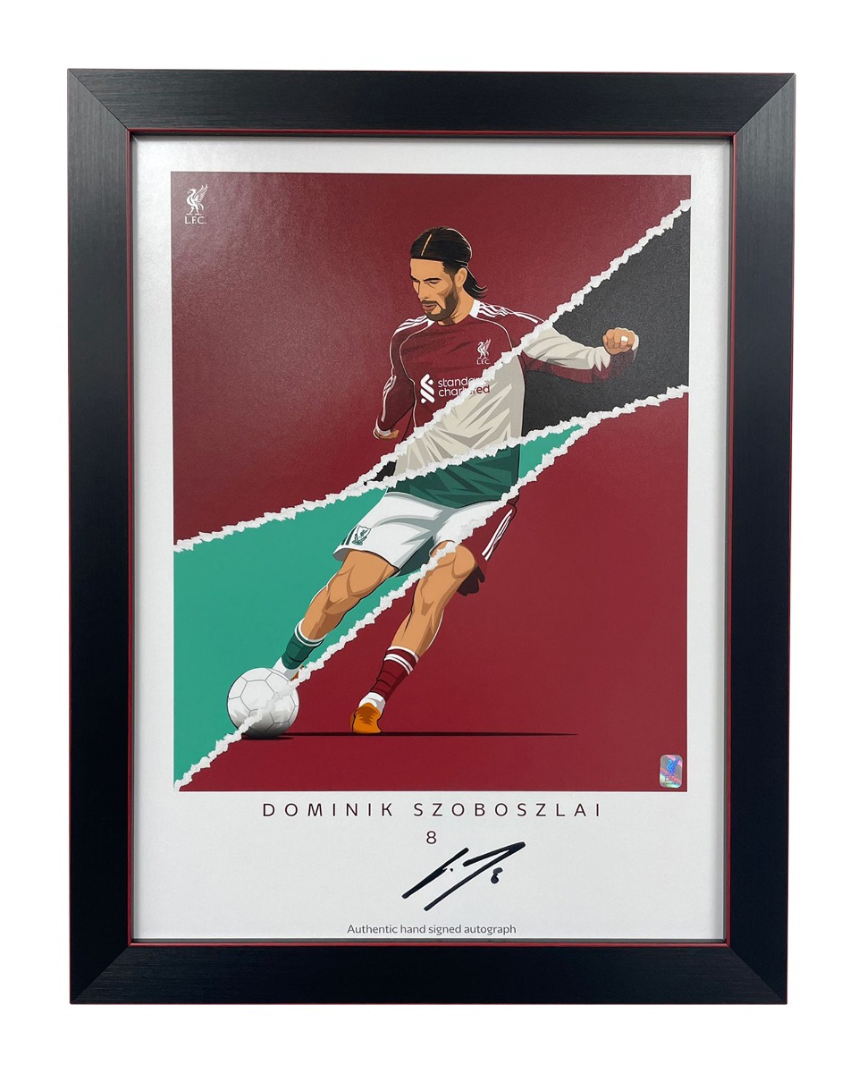 LFC Signed Szoboszlai Framed Print