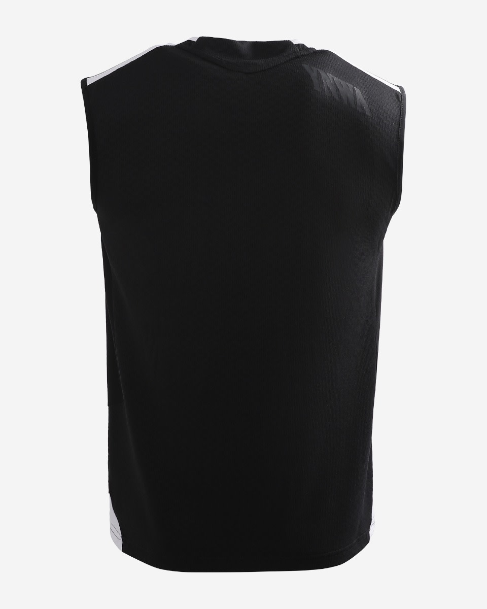 LFC adidas Womens 26/27 Tiro Sleeveless Jersey Black - Image 2