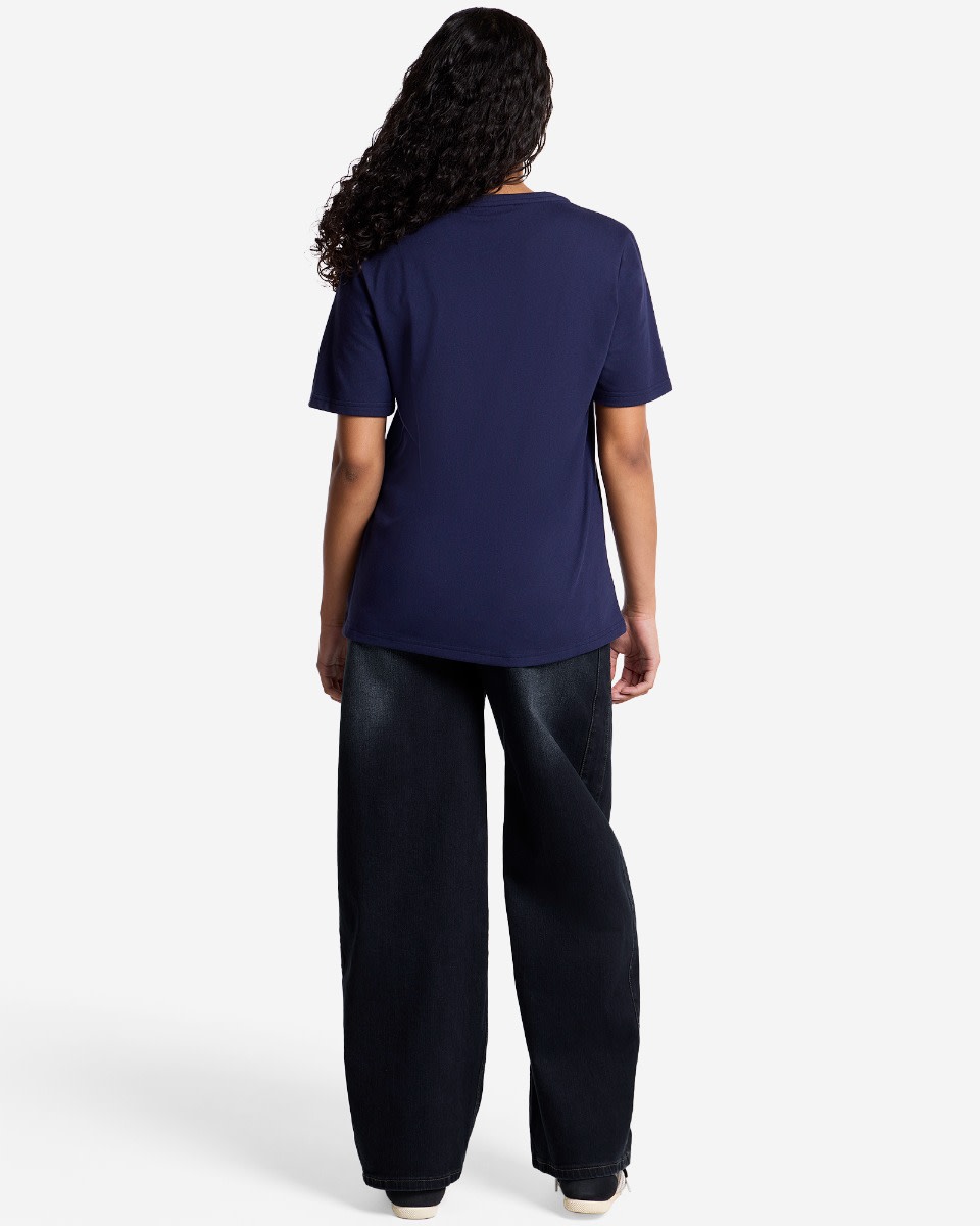 LFC Womens Liverbird Tee Navy - Image 2