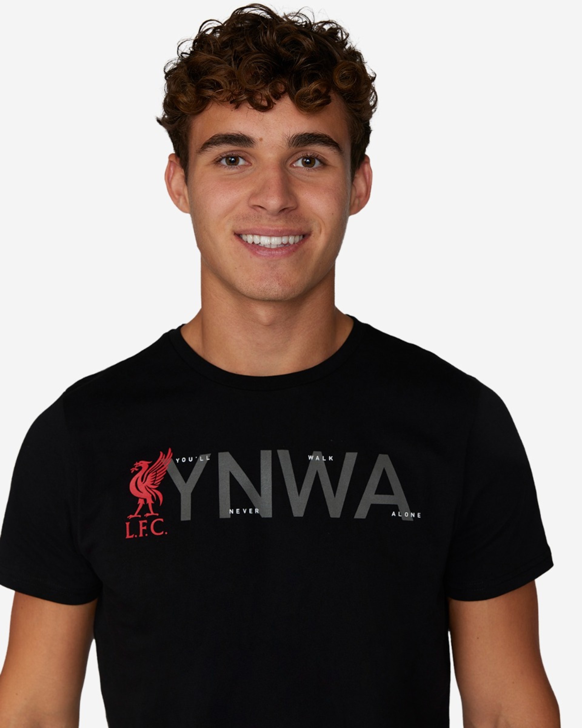 เสื้อยืดผู้ชาย YNWA รุ่น LFC สีดำ - Image 2