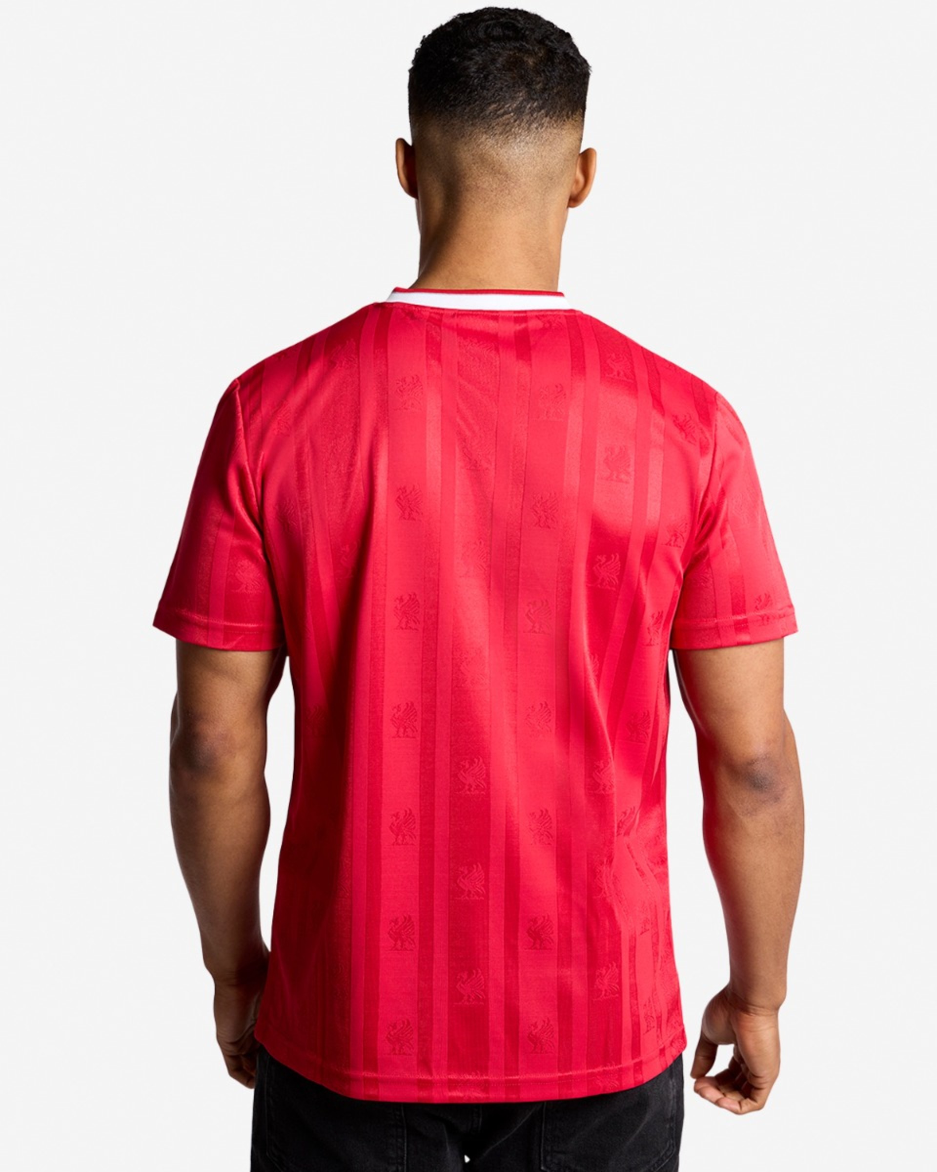 LFC เสื้อเชิ้ตโฮมสำหรับผู้ใหญ่ย้อนยุค 87-89 ลูกอมแดง - Image 2