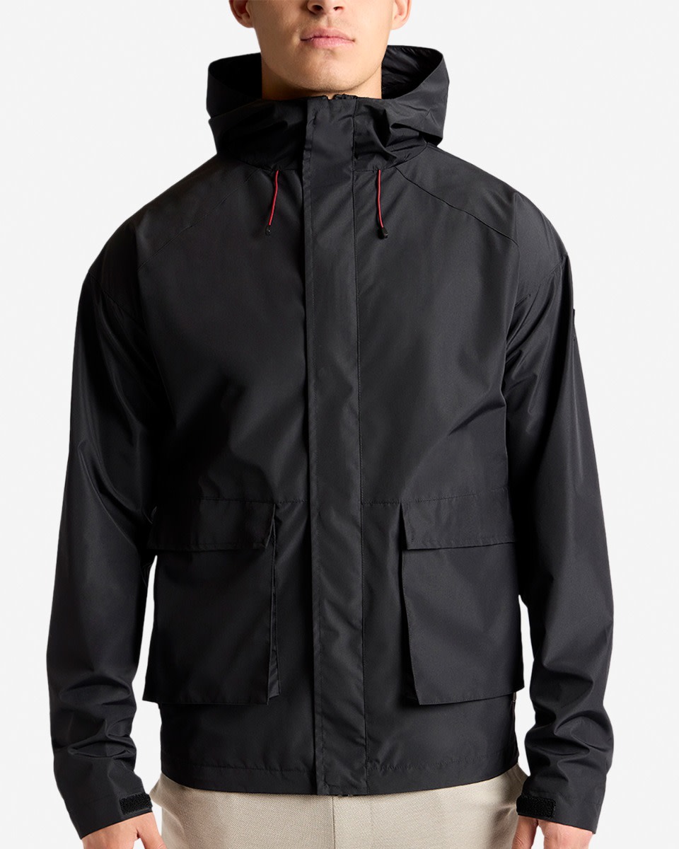 LFC Firma Mens Rain Jacket Black - Image 3