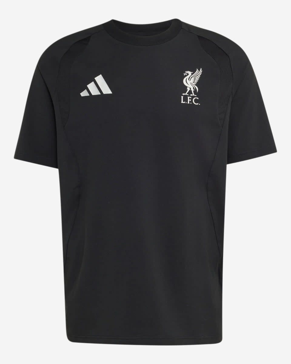 LFC adidas Mens Tiro Travel Tee Black - Image 3