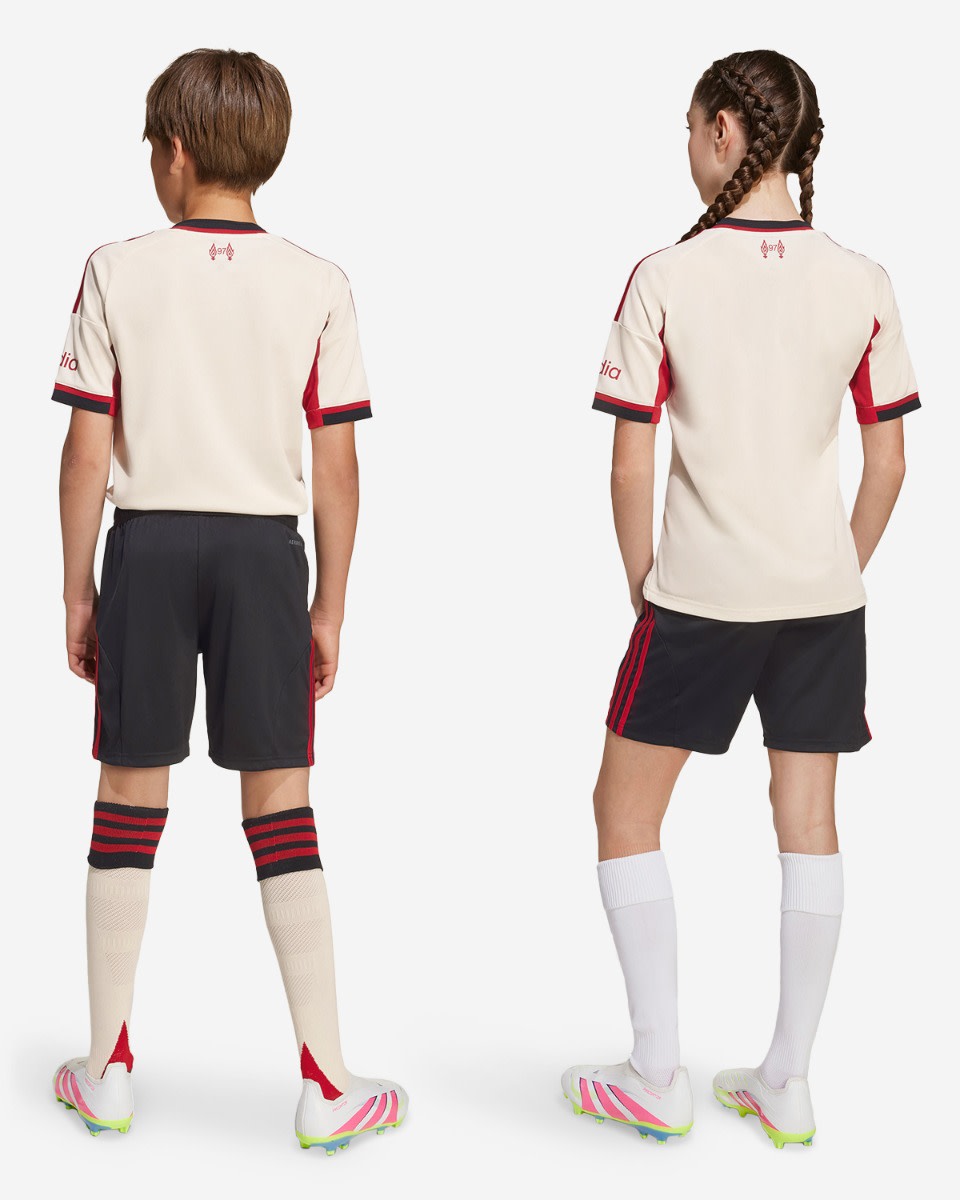 LFC adidas Youth 25/26 Away Shorts - Image 4