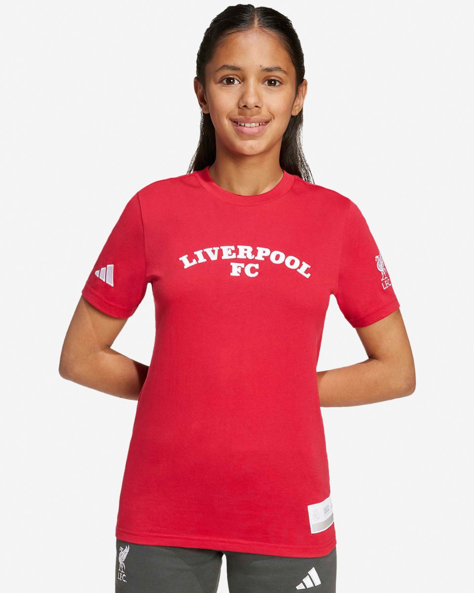 LFC adidas Youth 25/26 US Pack Tee Red - Image 3