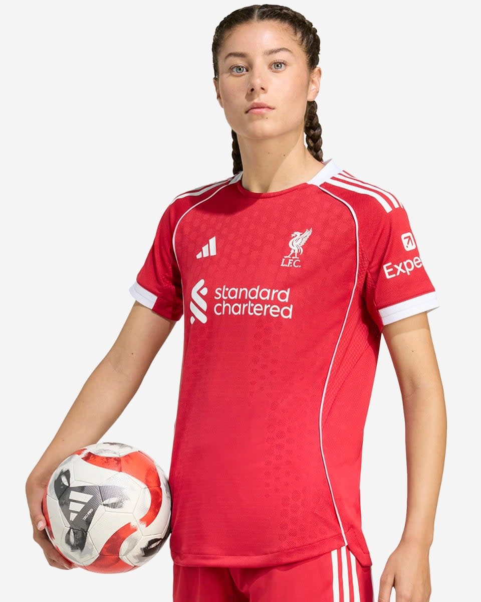 LFC adidas Womens 25/26 Authentic Home Jersey - Image 1
