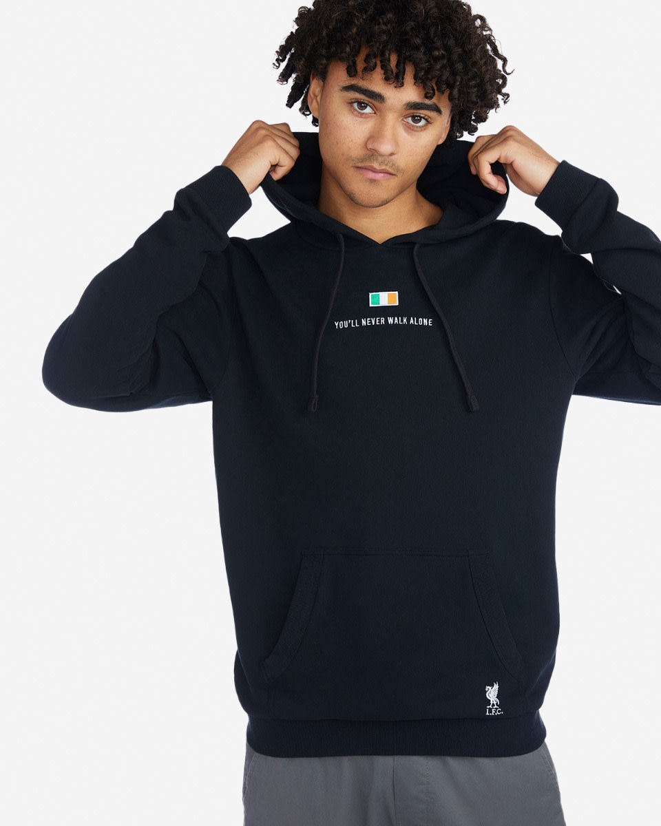LFC Mens Ireland Hoody Black - Image 3