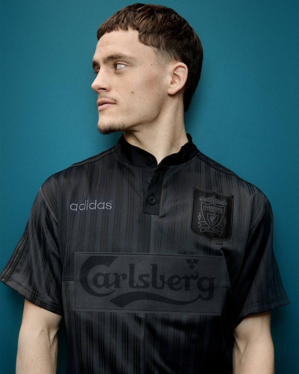 LFC adidas Bringback 95-96 Adults Special Edition Blackout Jersey - Image 1